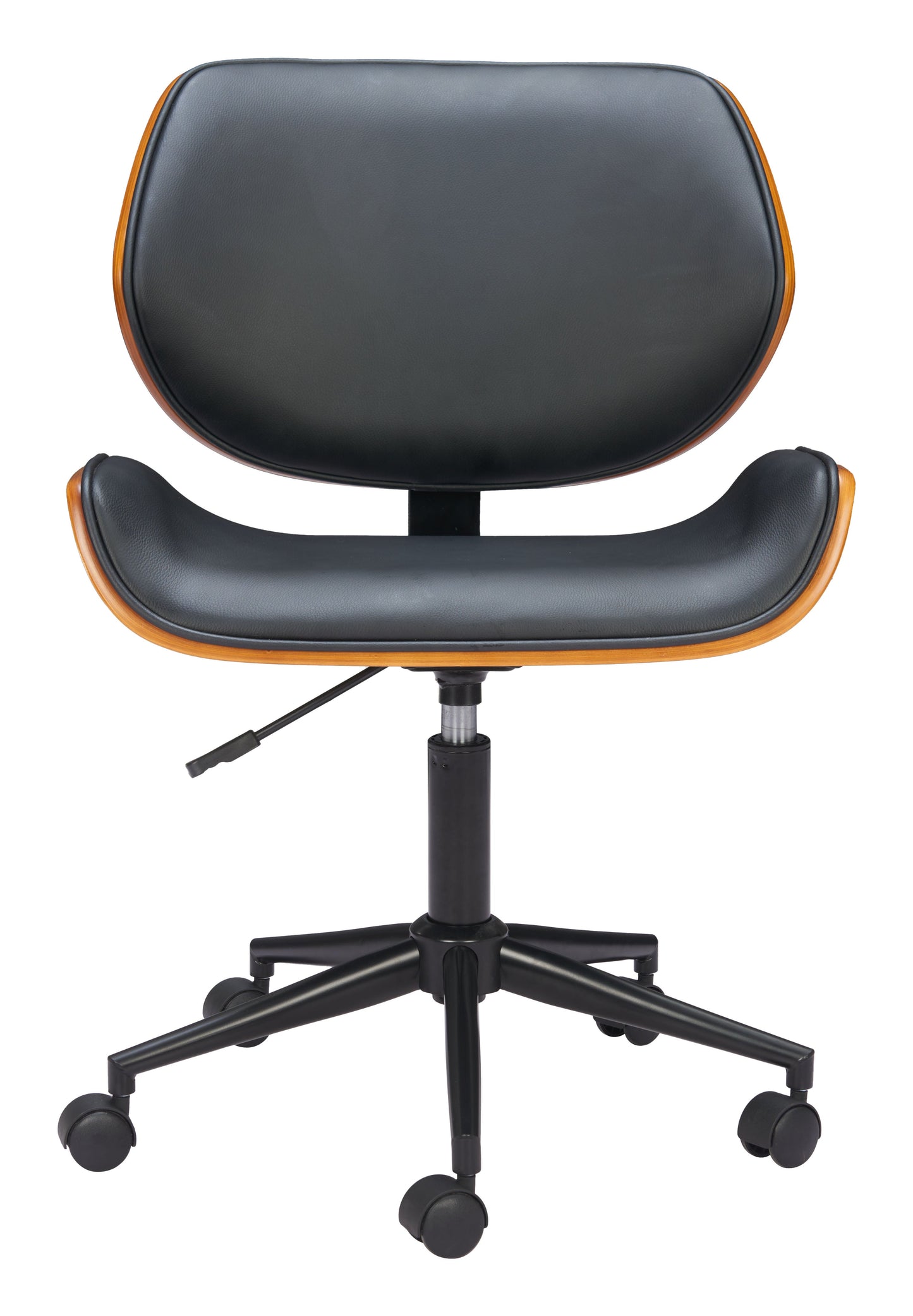 Flex Black Low Back Office Chair - Ornate Home