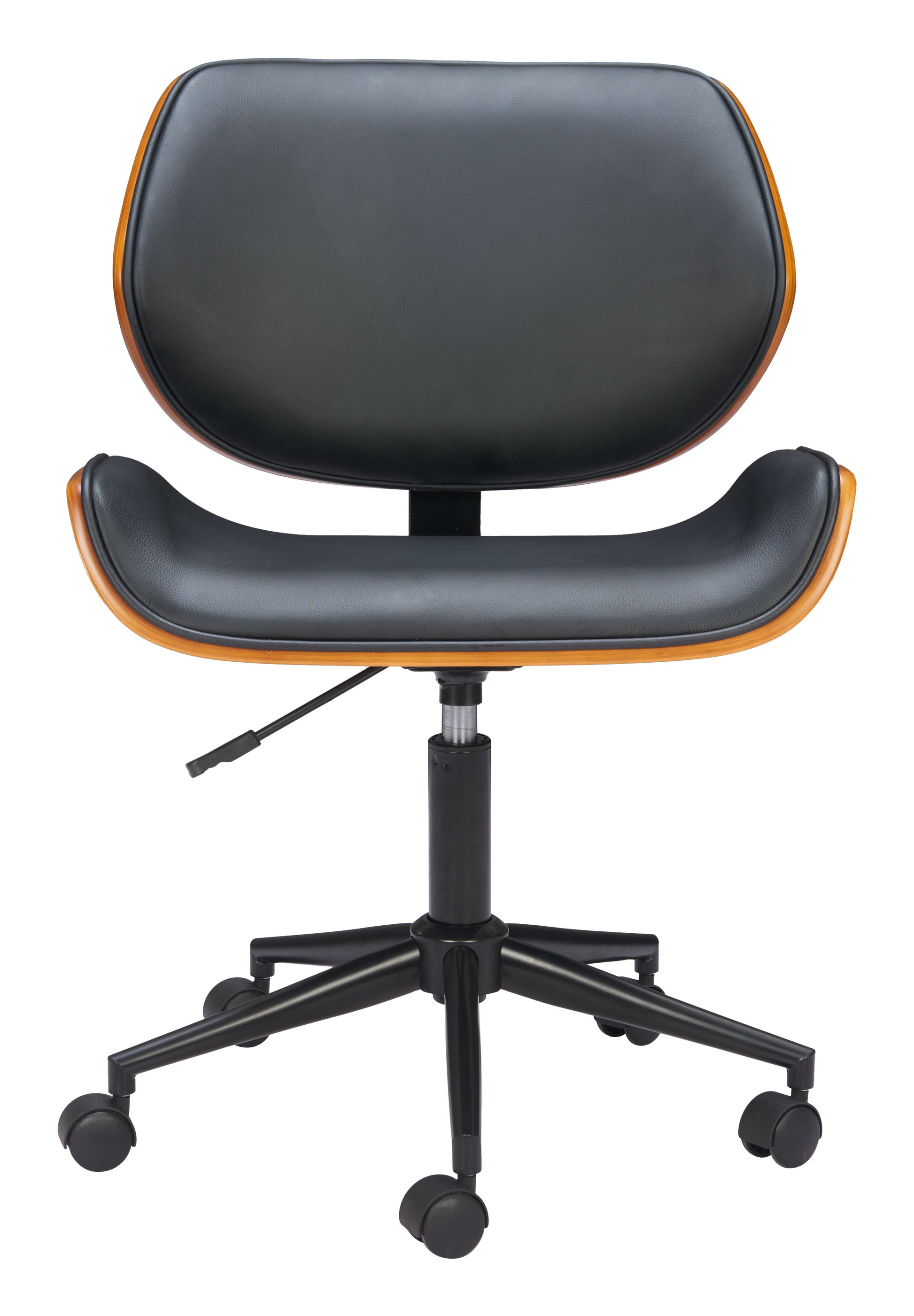 Flex Black Low Back Office Chair - Ornate Home