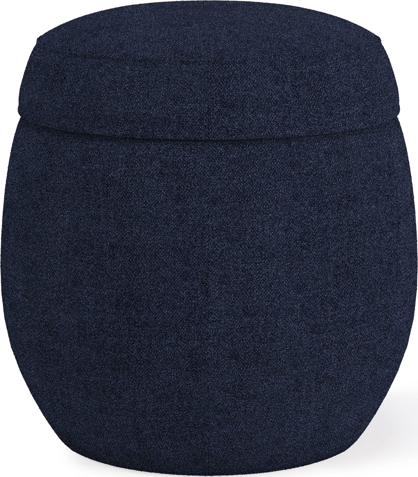 Flex Blue Jeans Upholstered Ottoman - Ornate Home