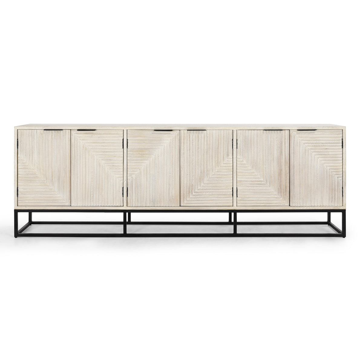Flint Whitewash Sideboard - Ornate Home