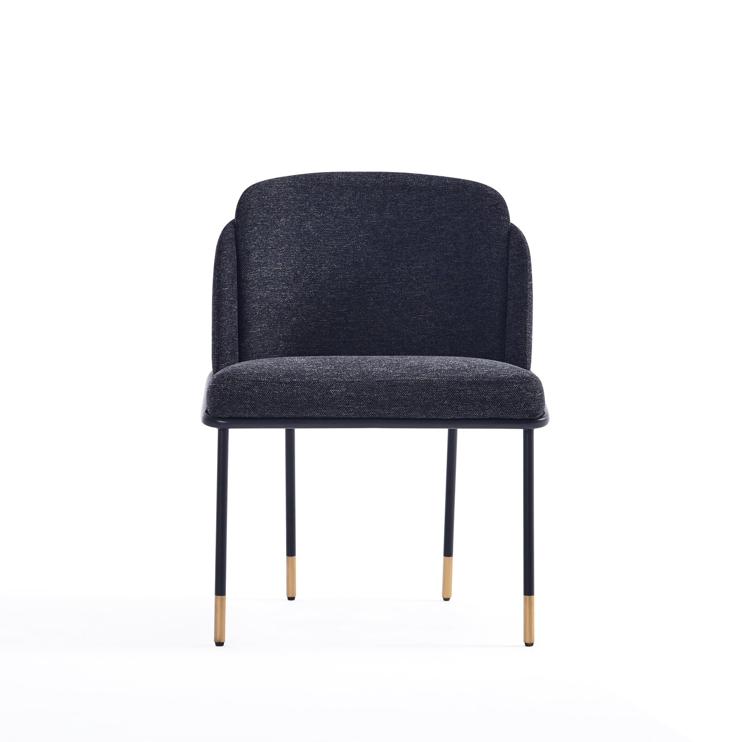 Flor Dining Chair in Black (set of 2) - Ornate Home