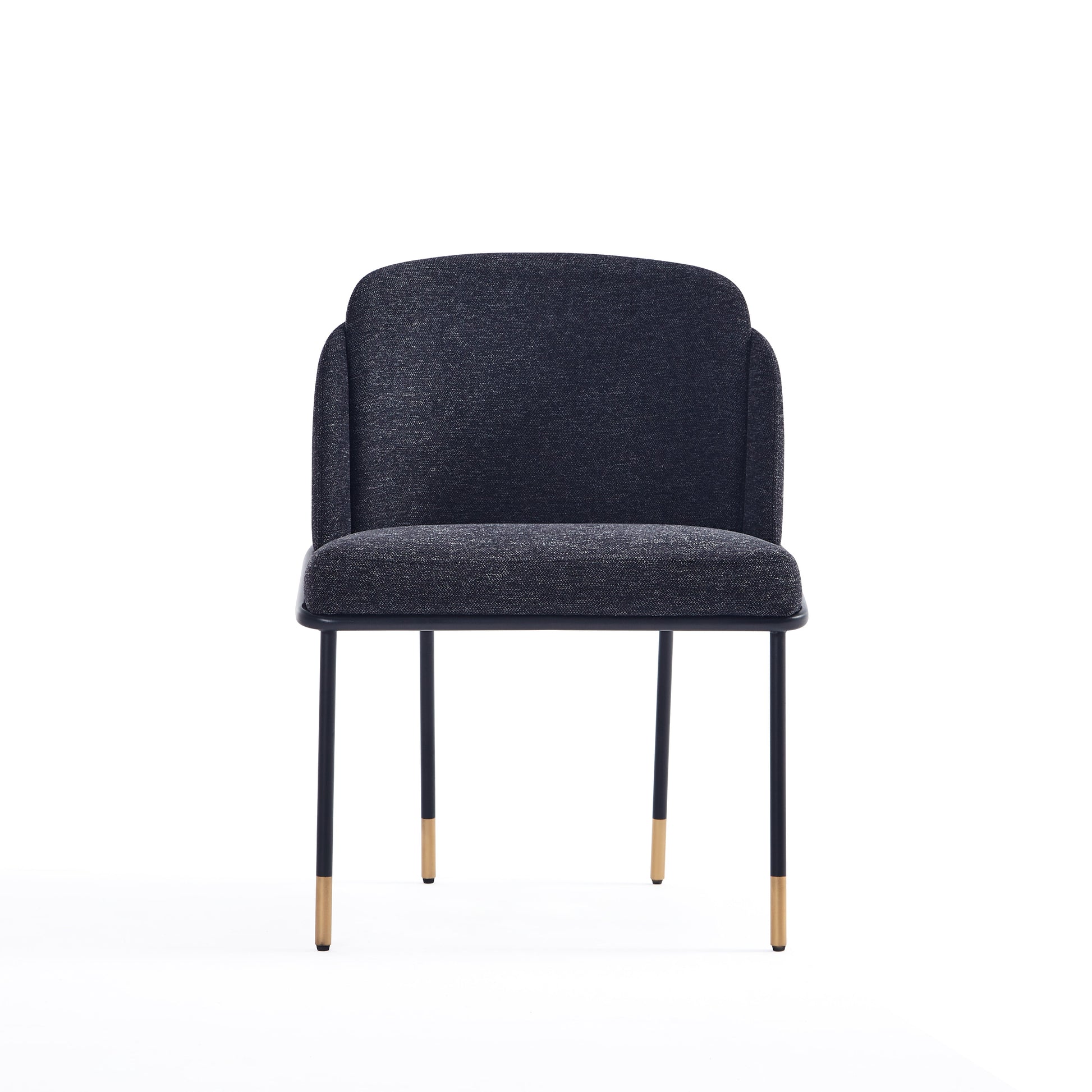 Flor Dining Chair in Black (set of 2) - Ornate Home