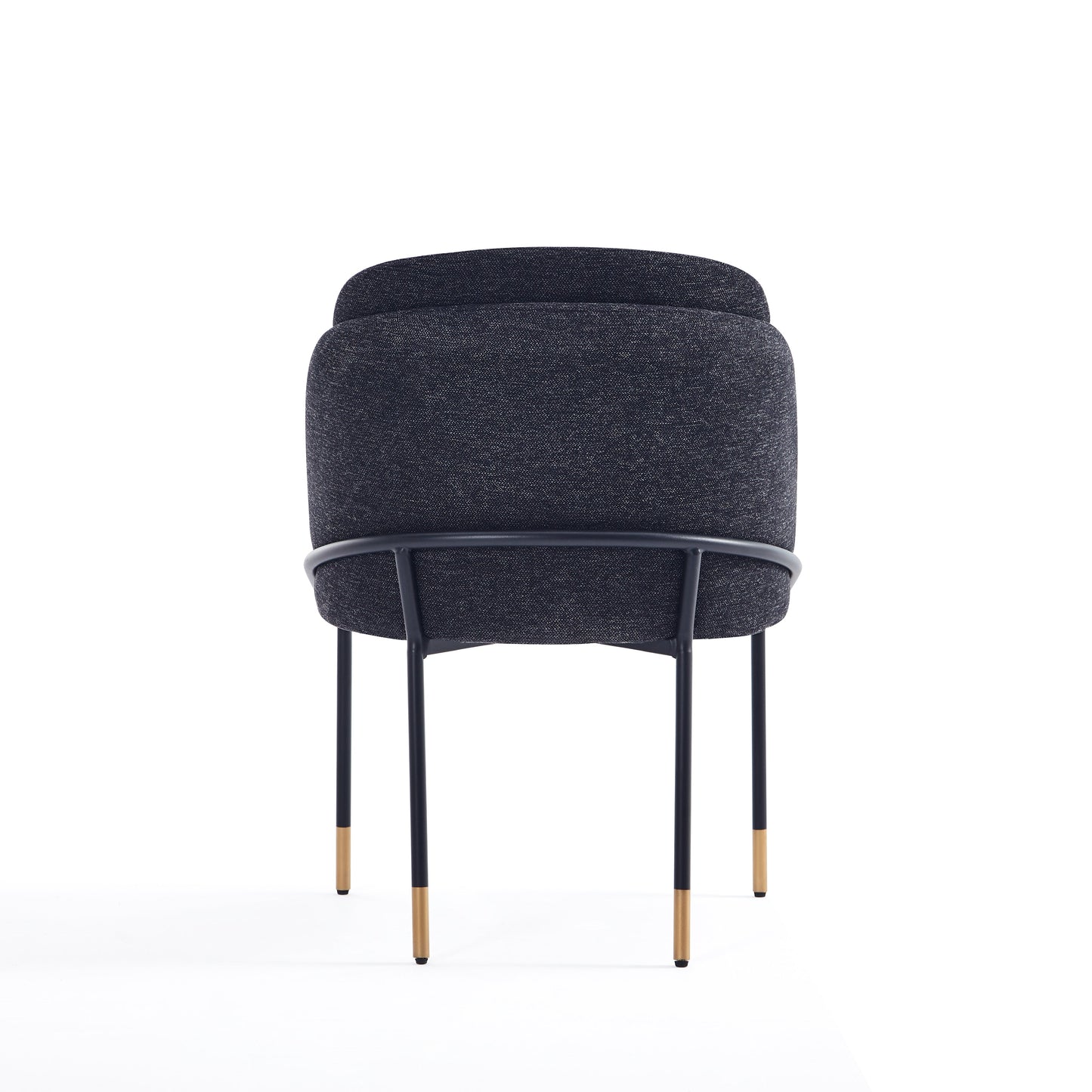 Flor Dining Chair in Black (set of 2) - Ornate Home
