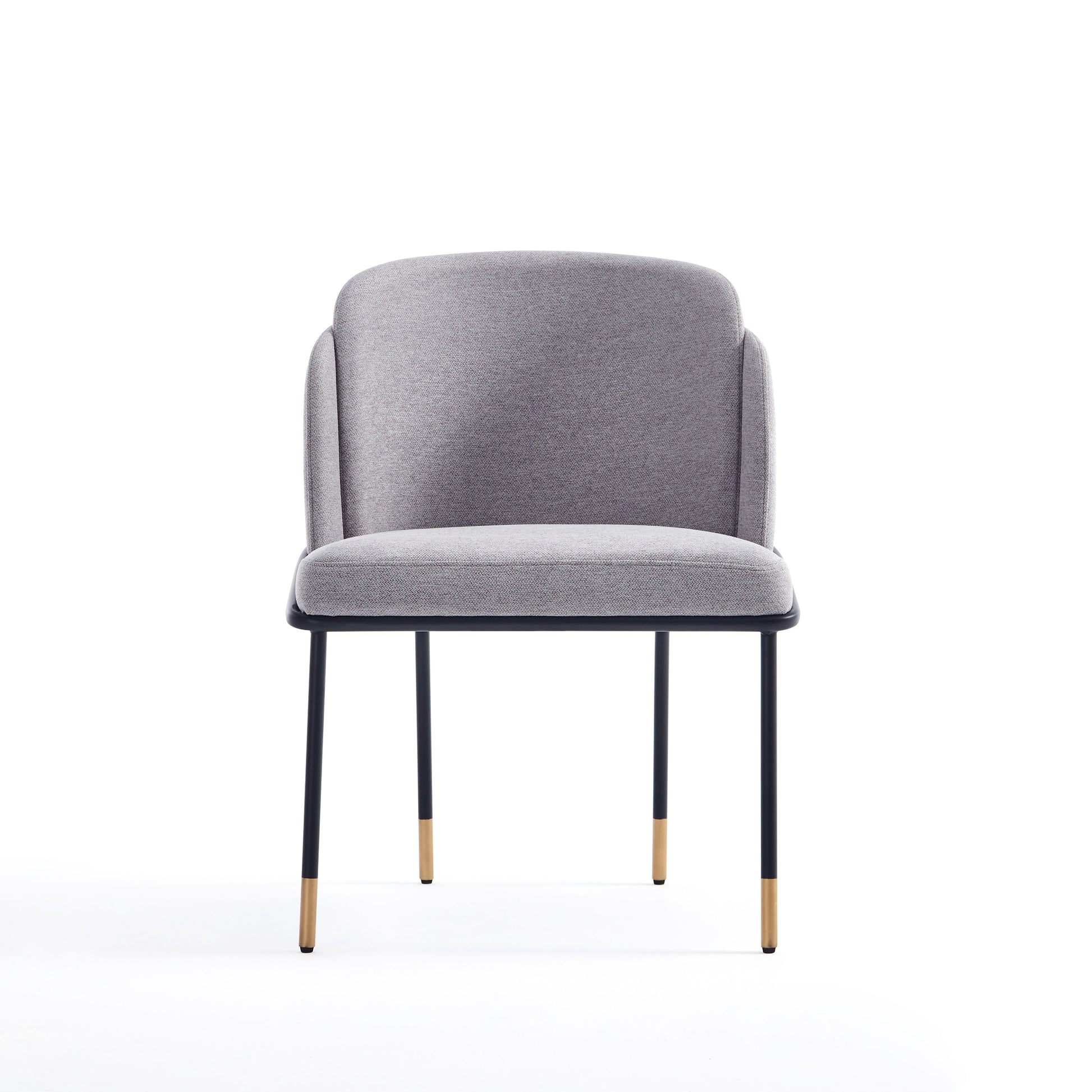 Flor Dining Chair in Gray (set of 2) - Ornate Home