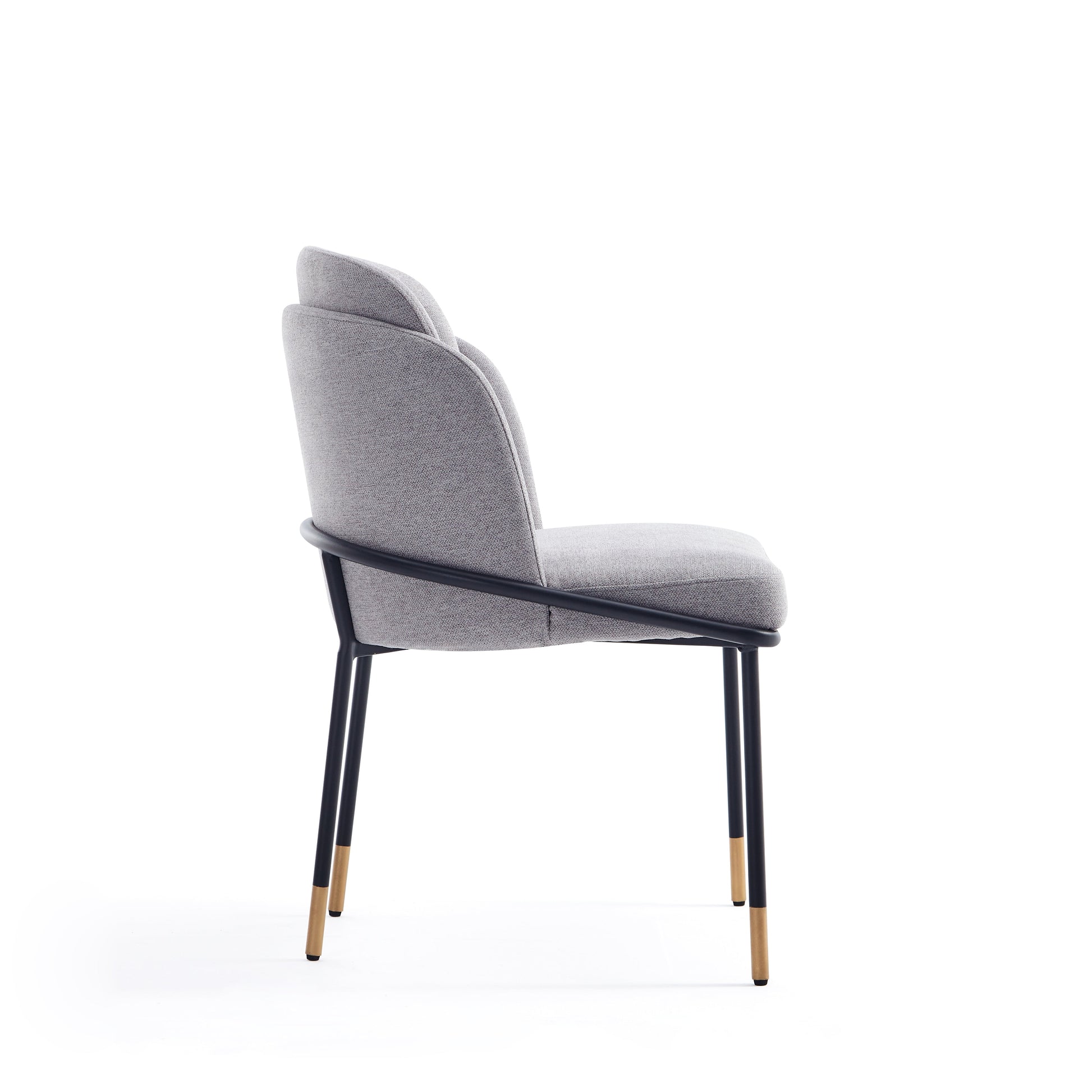 Flor Dining Chair in Gray (set of 2) - Ornate Home