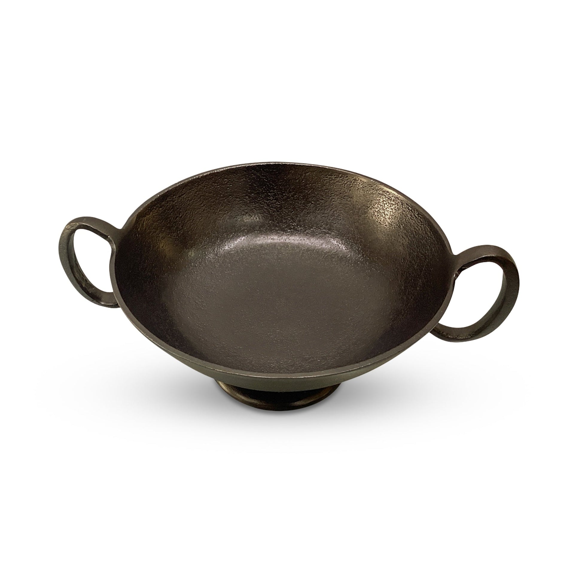 Floris Antique Brass Cast Aluminum Decorative Bowl - Ornate Home