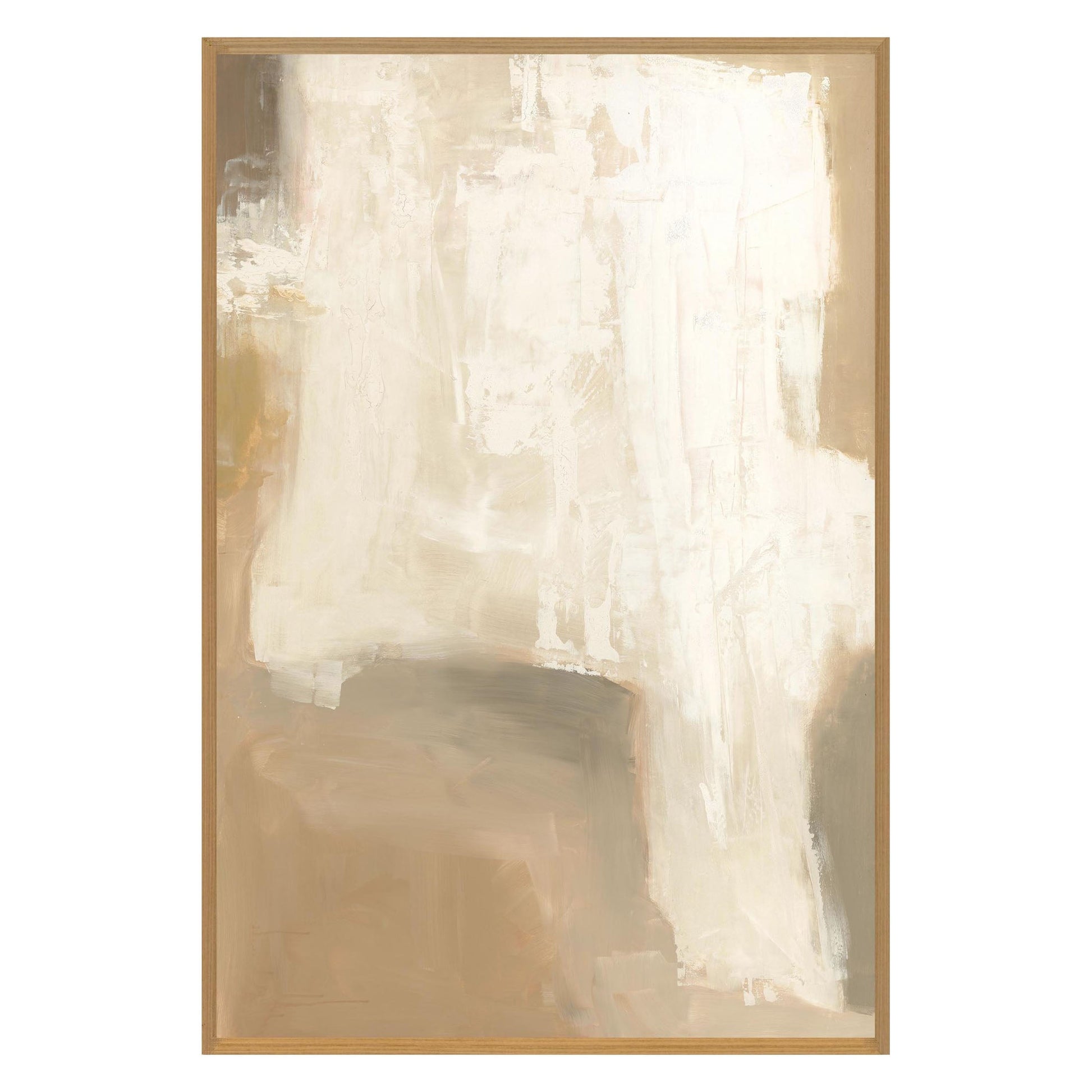 Flow White Painting 48x72 by Buddy Whitlock - Ornate Home