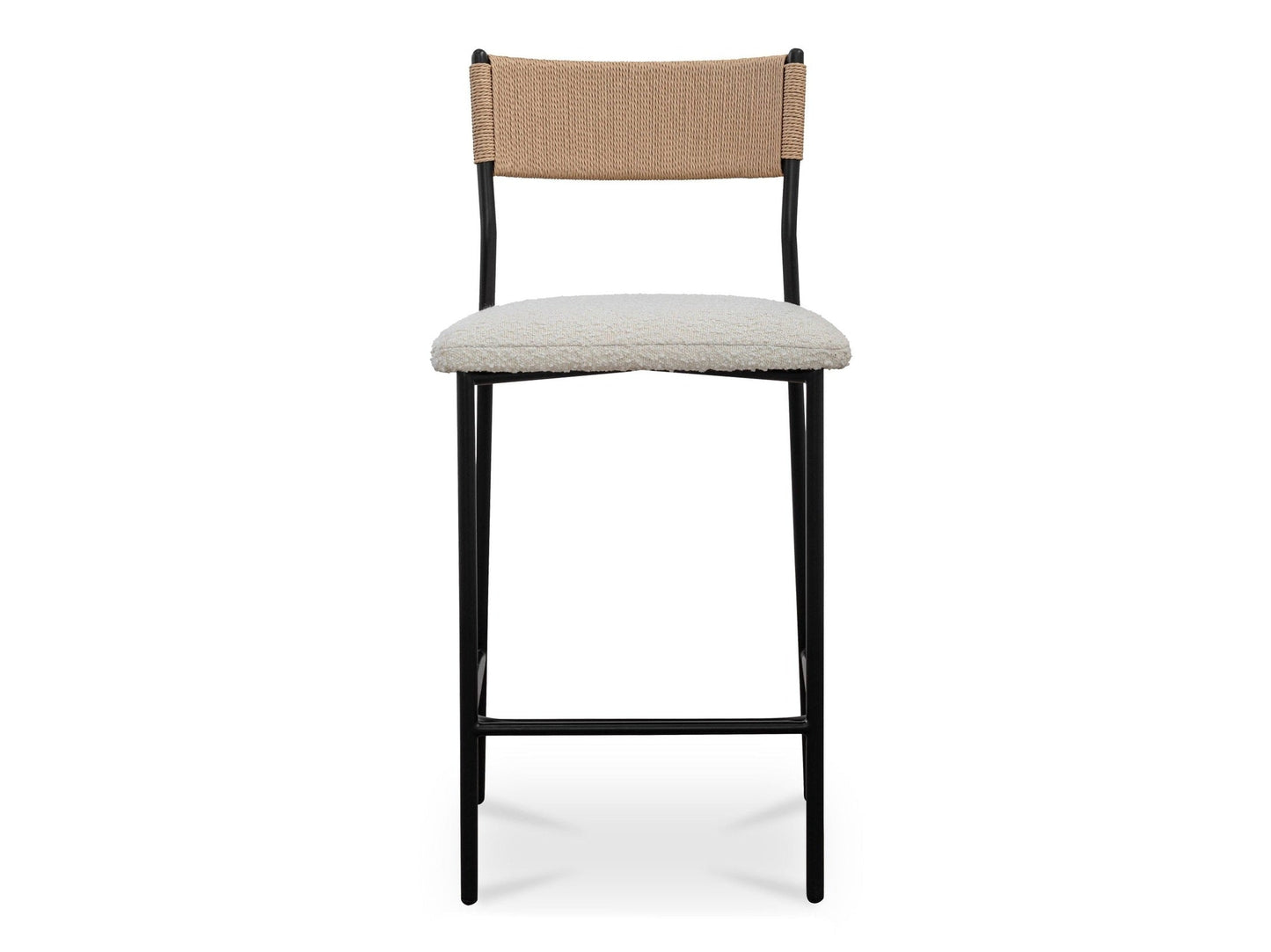 Foley White Counter Stool - Ornate Home