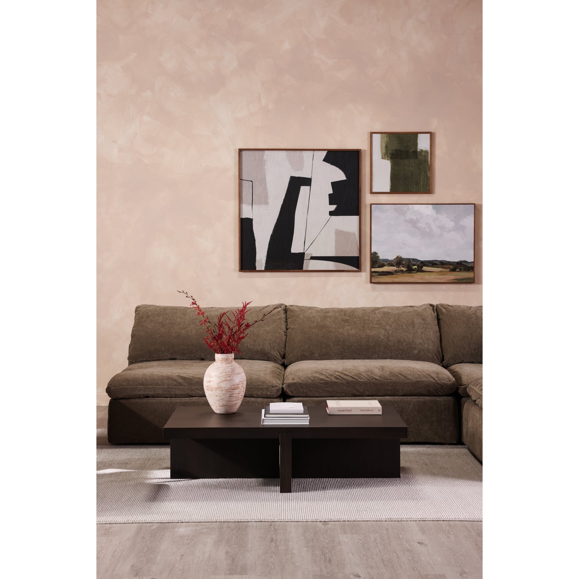 Folke Dark Brown Rectangular Coffee Table - Ornate Home