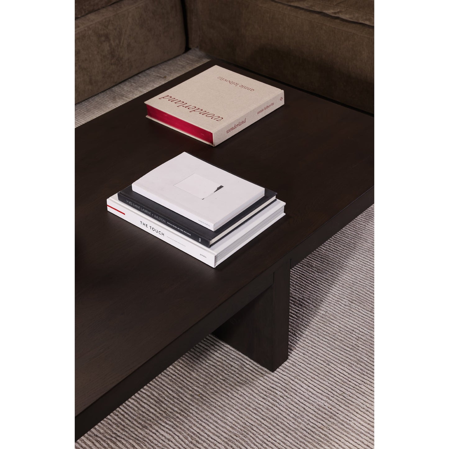 Folke Dark Brown Rectangular Coffee Table - Ornate Home