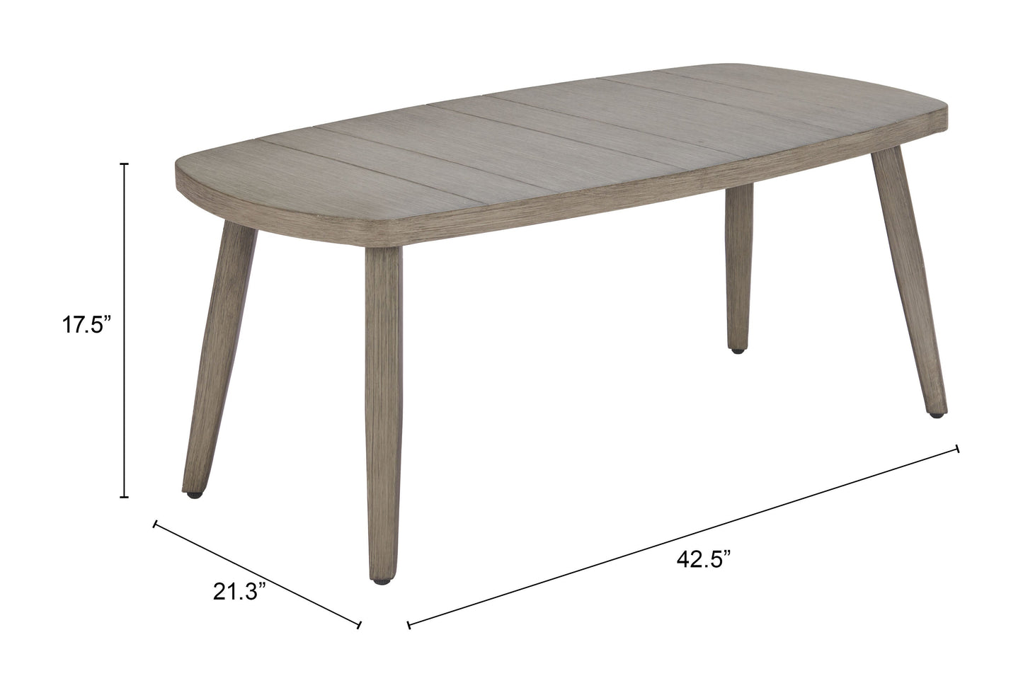 Foret Brown Outdoor Coffee Table - Ornate Home