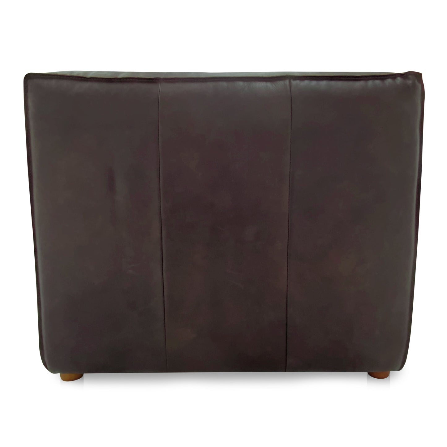 Form Espresso Brown Leather Slipper Chair - Ornate Home
