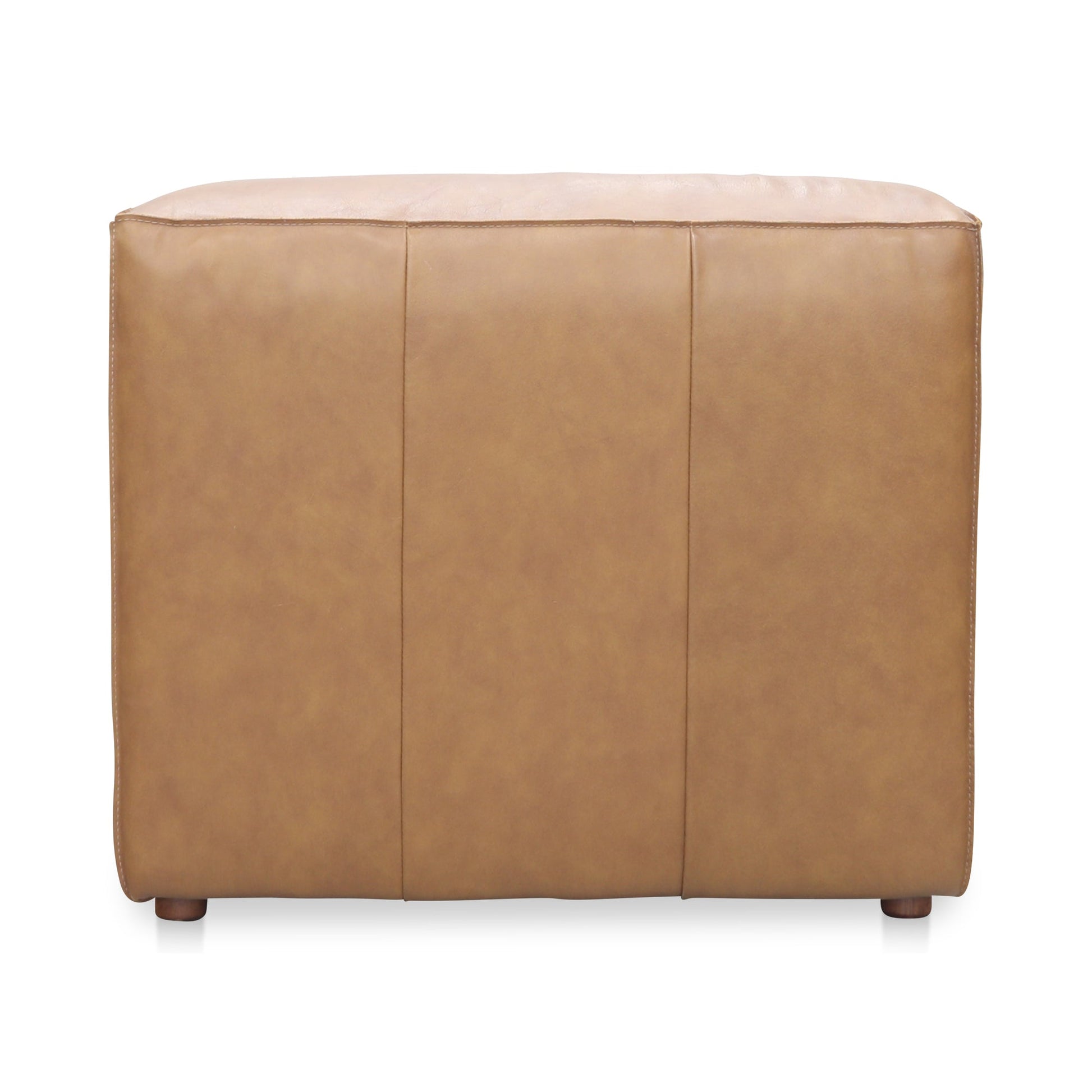 Form Tan Leather Slipper Chair - Ornate Home
