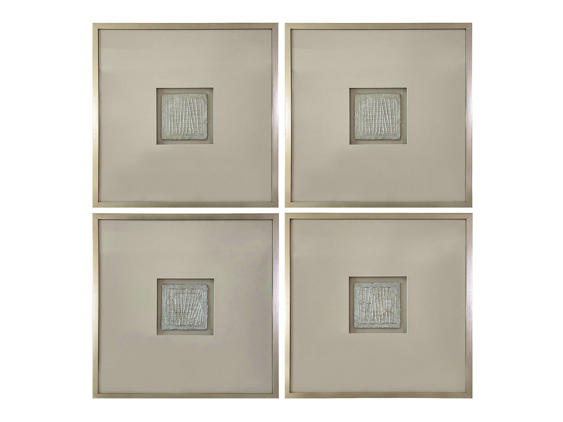 Forsythe 1 Natural/Silver Wall Art - Ornate Home