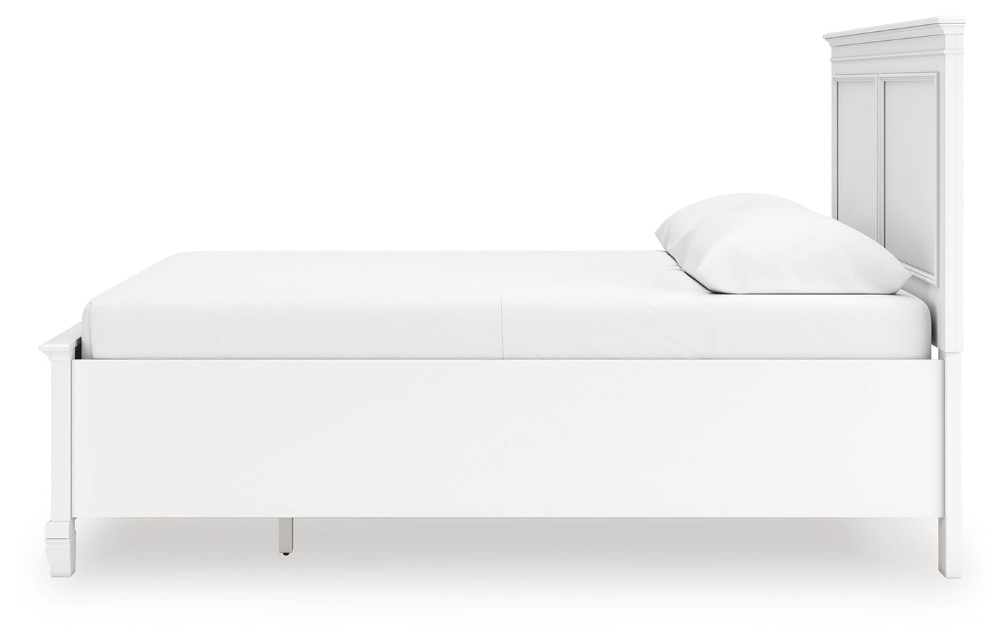 Fortman White Queen Panel Storage Bed- Viva Furn