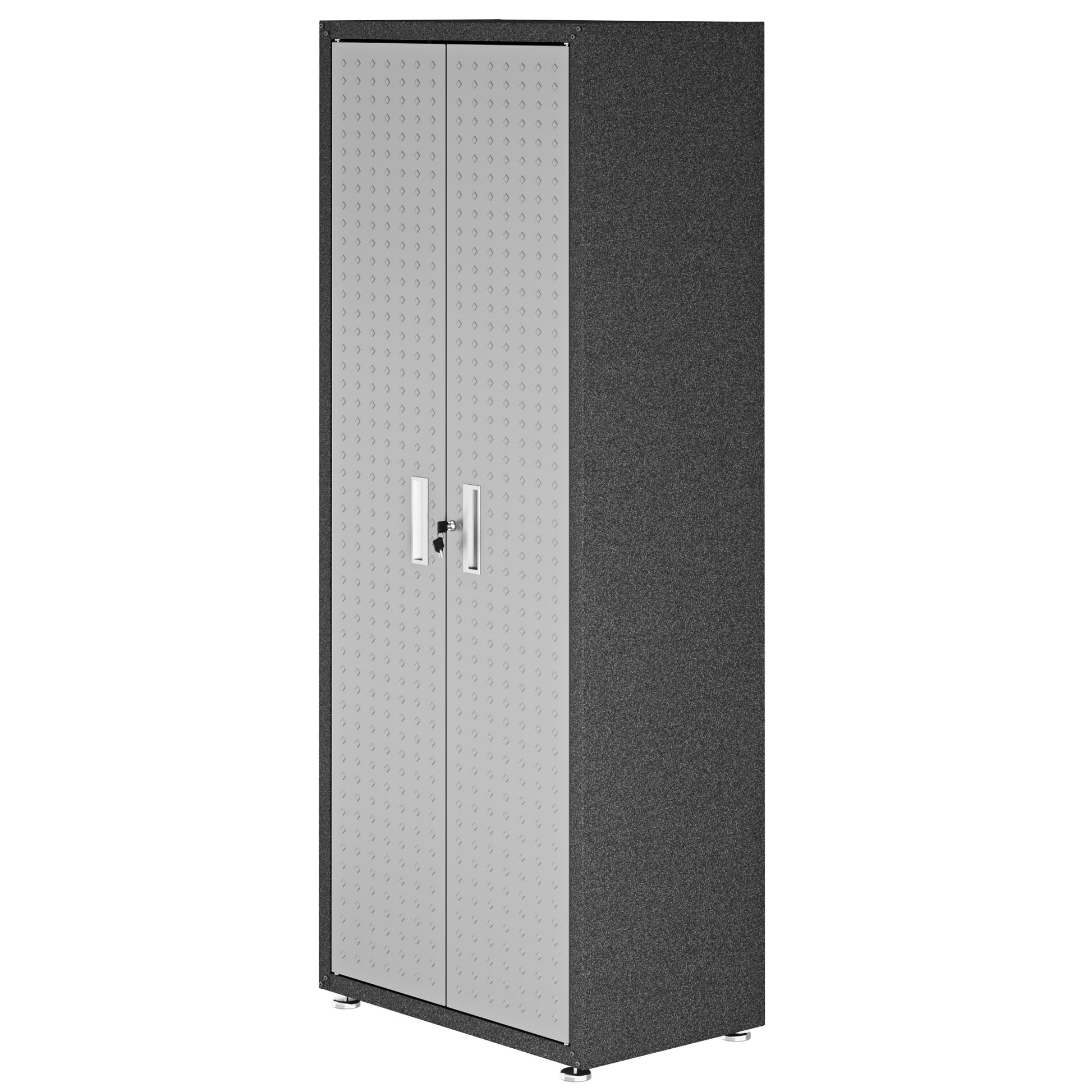 Fortress 74.8" Tall Garage Cabinet in Grey - Ornate Home