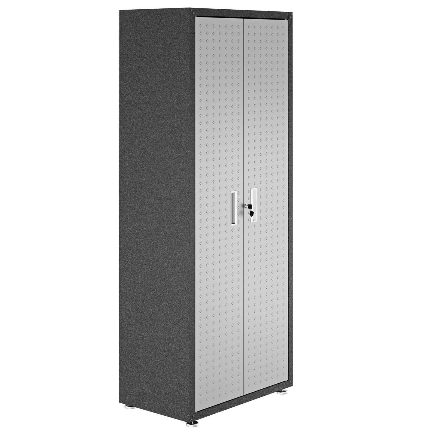 Fortress 74.8" Tall Garage Cabinet in Grey - Ornate Home