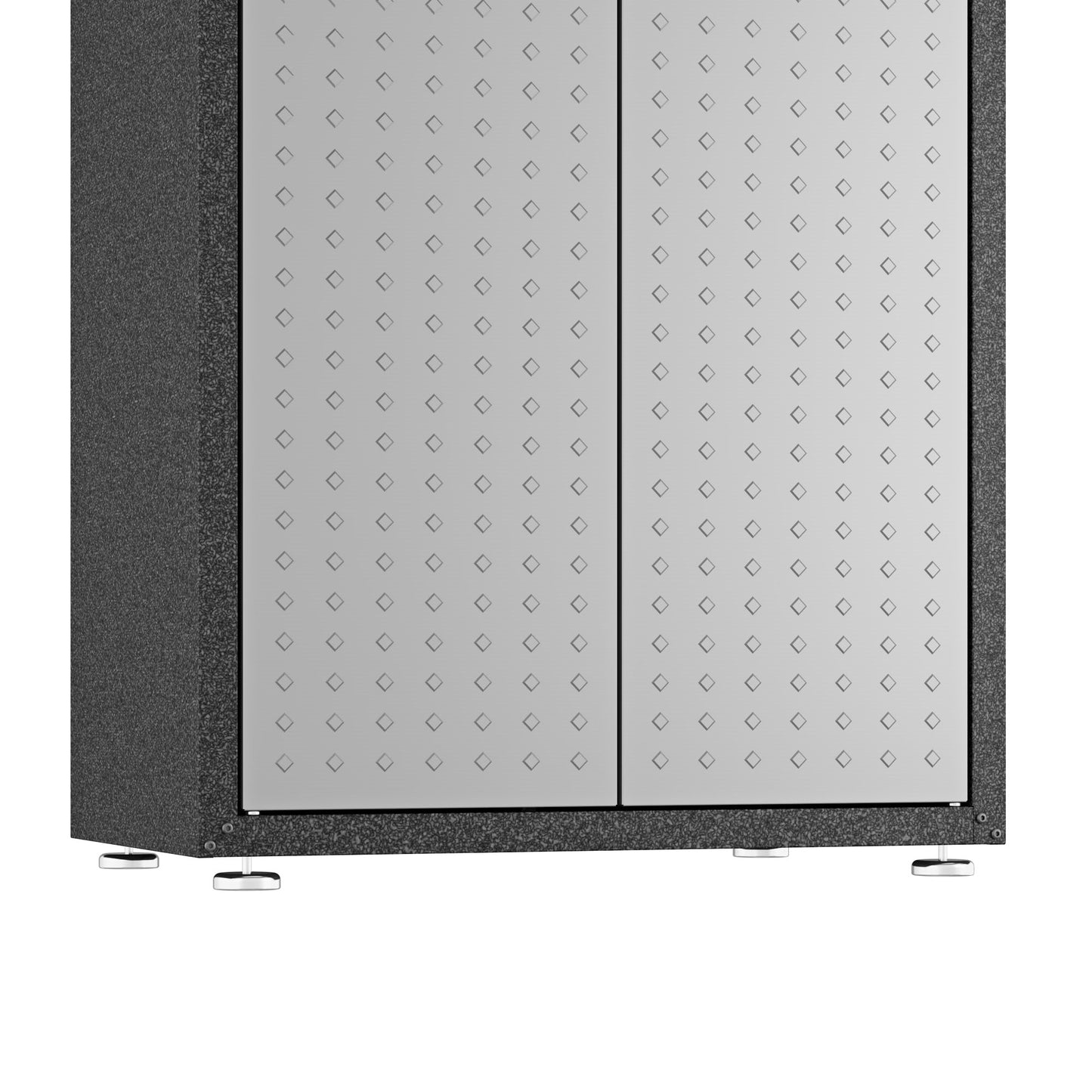 Fortress 74.8" Tall Garage Cabinet in Grey - Ornate Home
