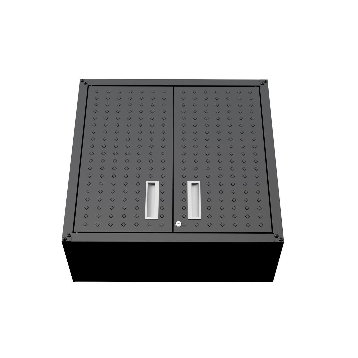Fortress Floating Garage Cabinet in Charcoal Grey - Ornate Home