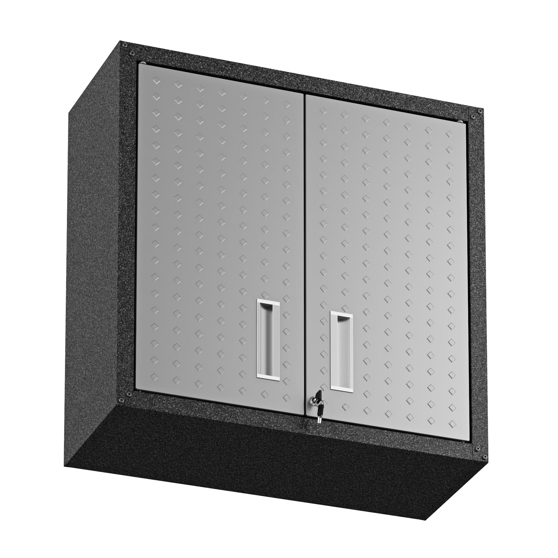 Fortress Floating Garage Cabinet in Grey - Ornate Home