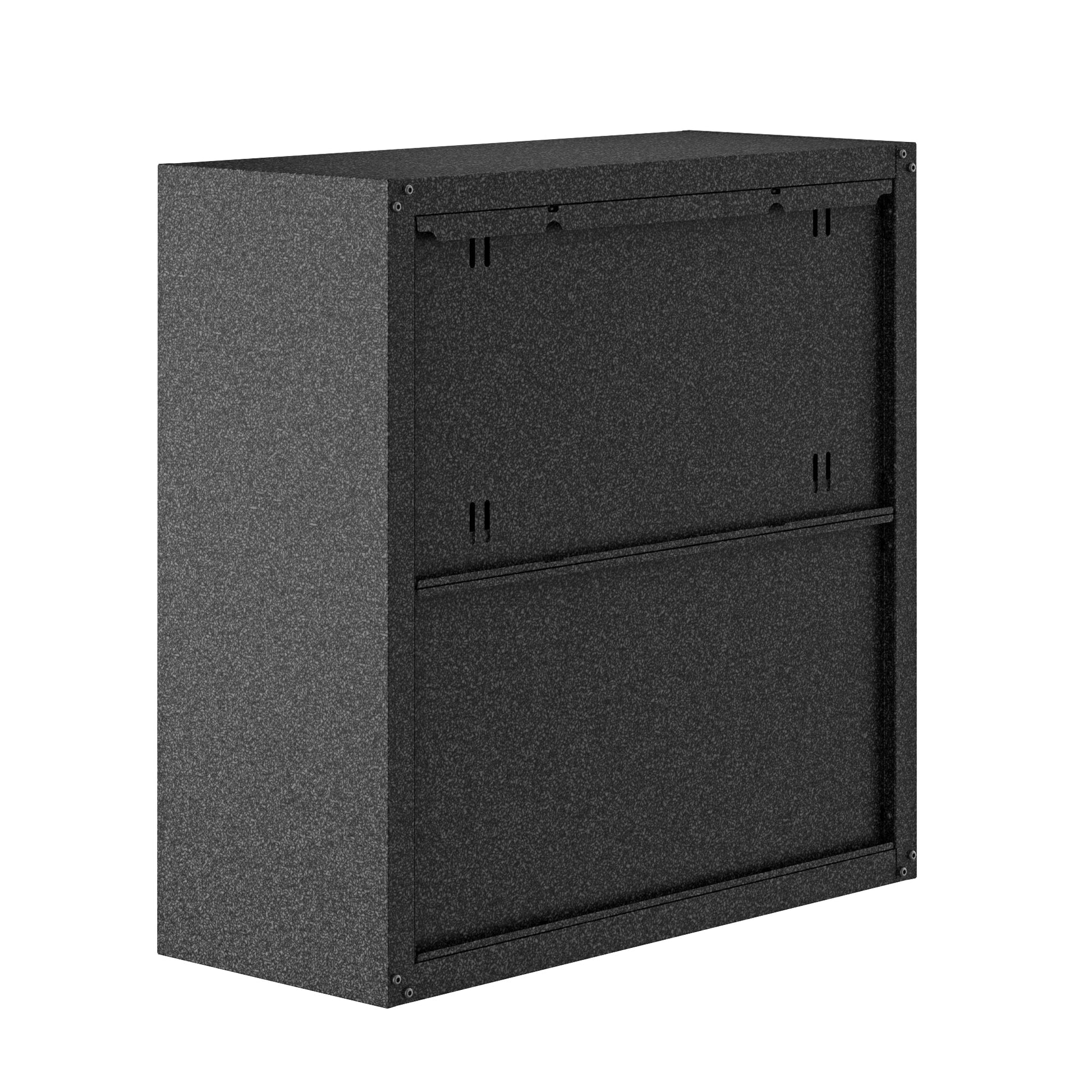 Fortress Floating Garage Cabinet in Grey (set of 2) - Ornate Home