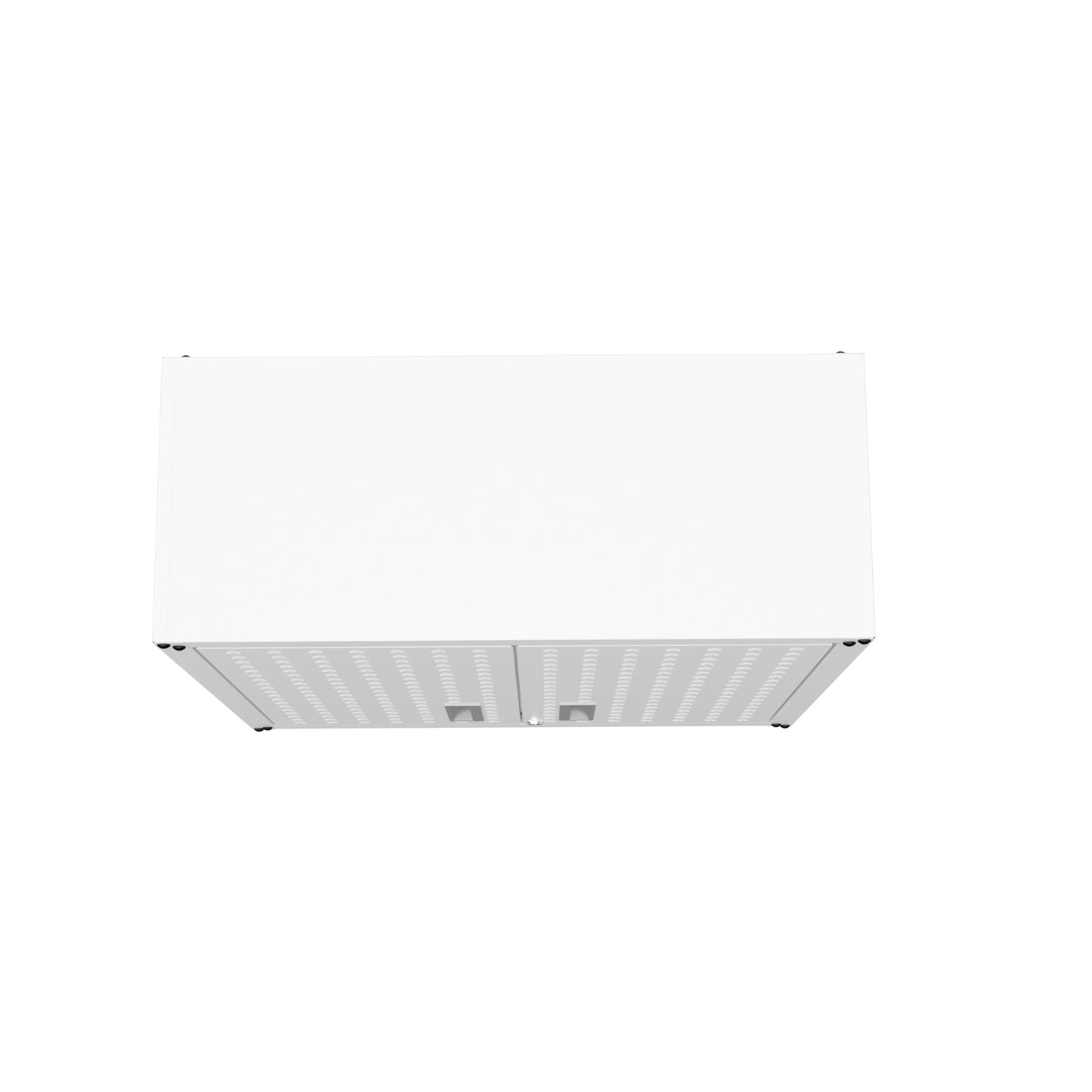 Fortress Floating Garage Cabinet in White (set of 2) - Ornate Home