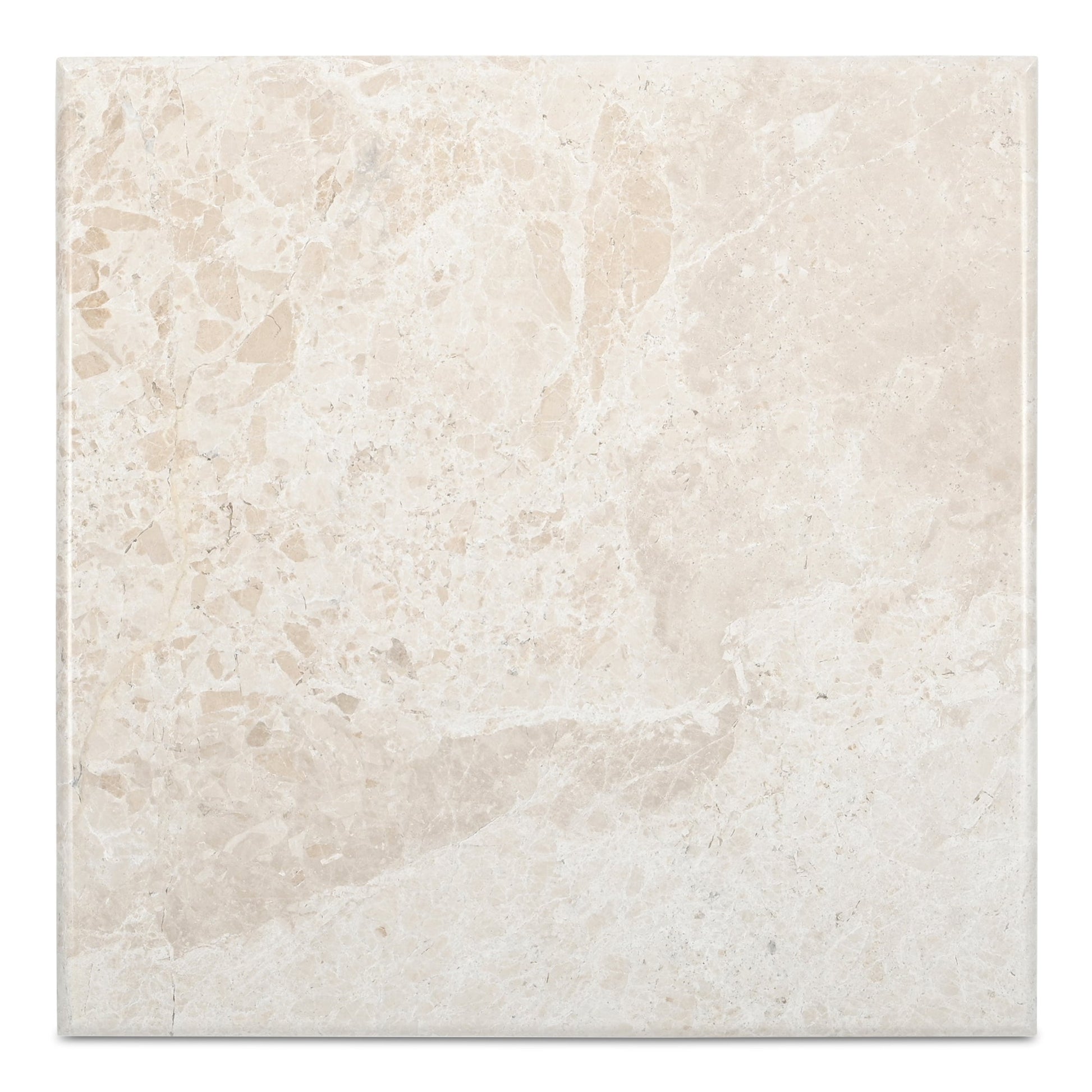 Forum Cream Beige Marble Side Table - Ornate Home