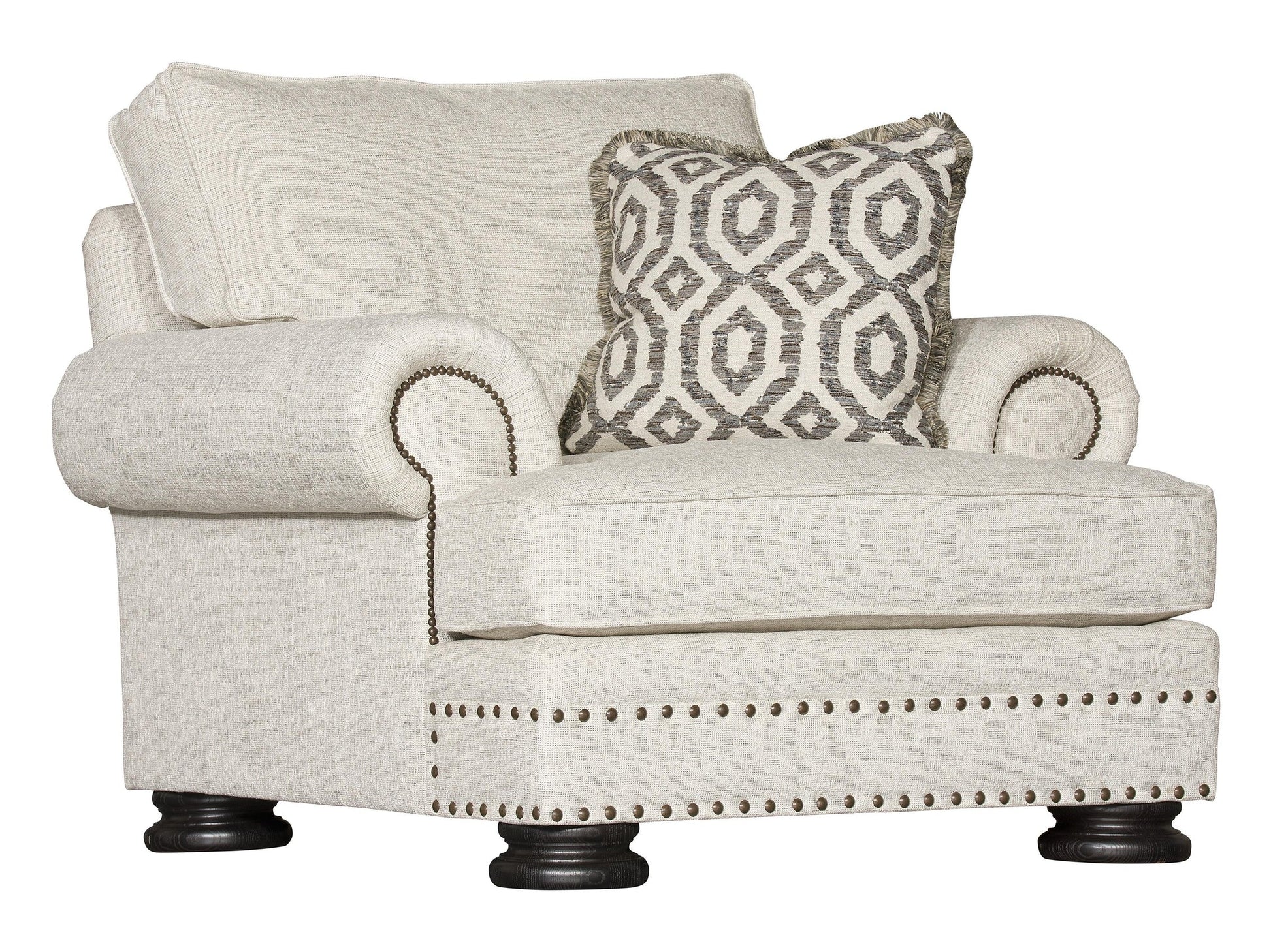 Foster Beige/Tan Fabric Chair - Ornate Home