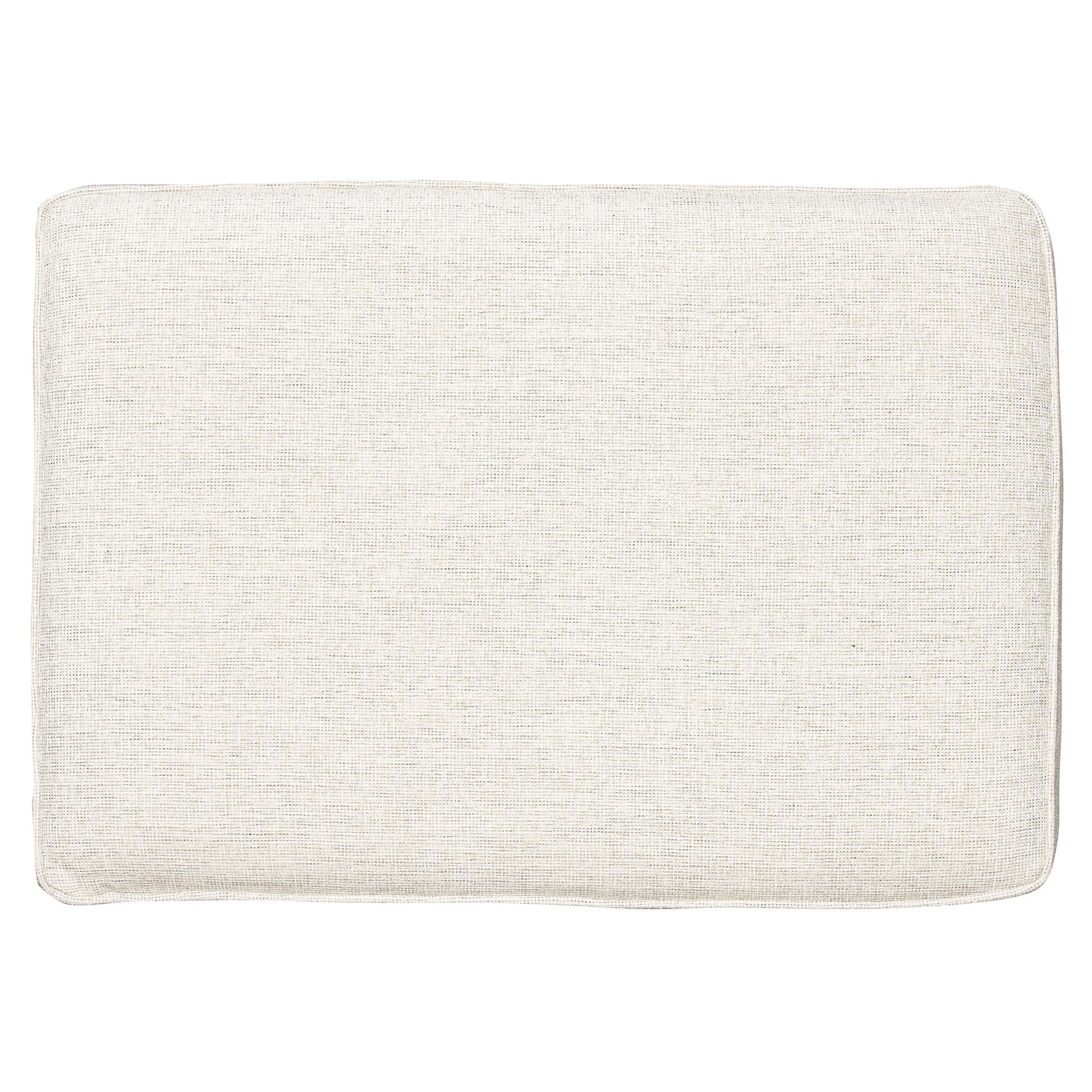 Foster Beige/Tan Fabric Ottoman - Ornate Home