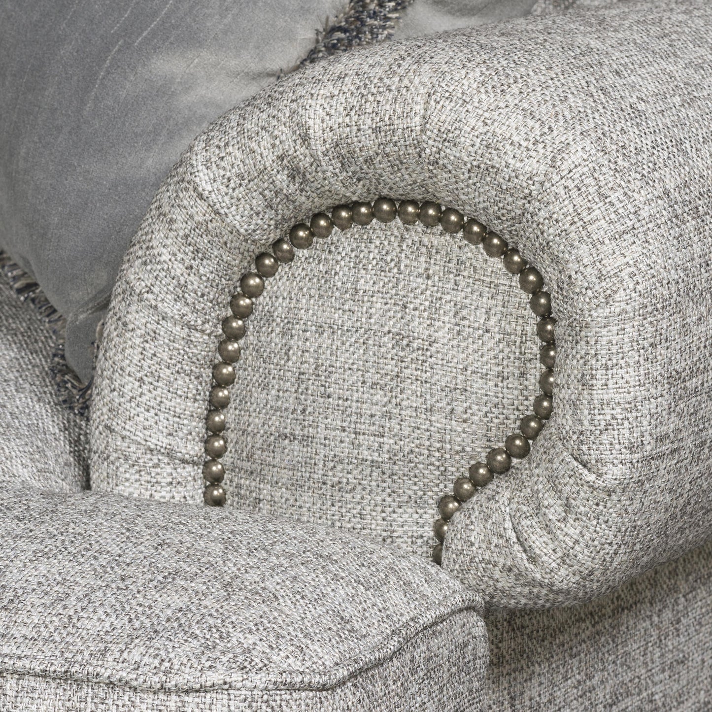 Foster Grey Fabric Chair - Ornate Home