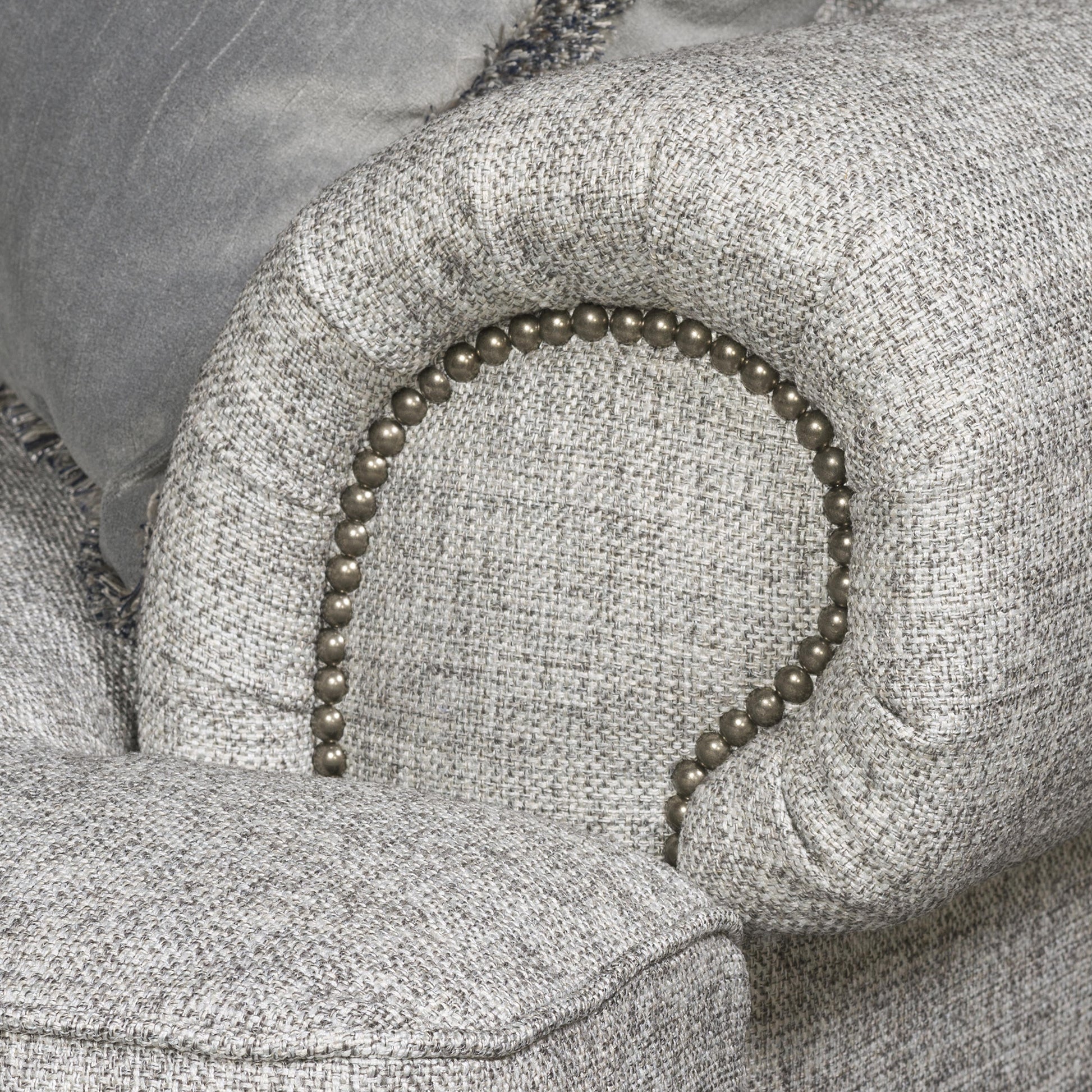 Foster Grey Fabric Chair - Ornate Home