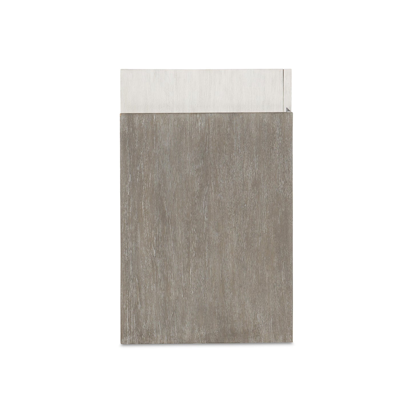 Foundations Brushed Stainless Steel/Light Shale/Linen Buffet - Ornate Home