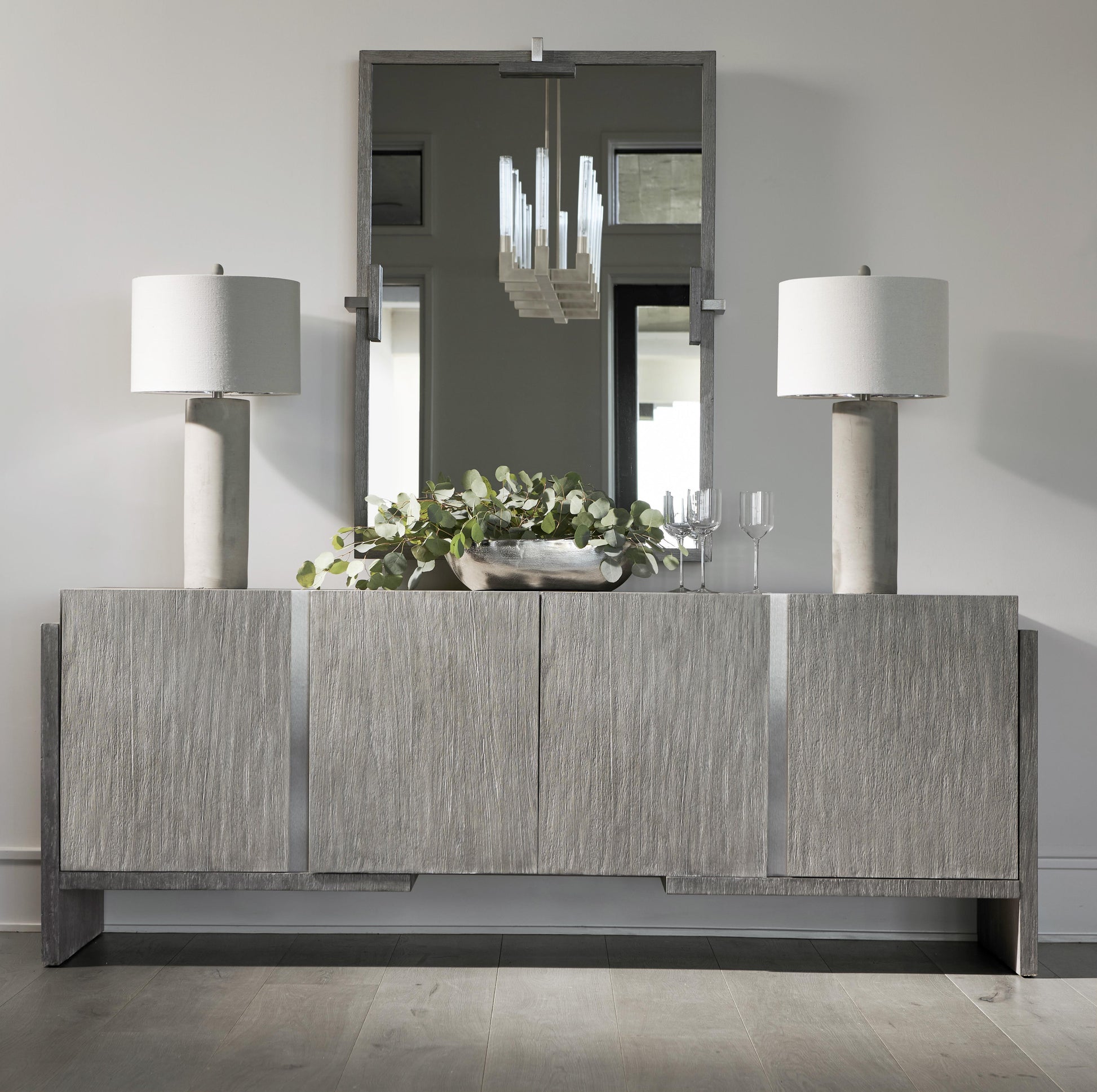 Foundations Dark Shale/Light Shale Buffet - Ornate Home