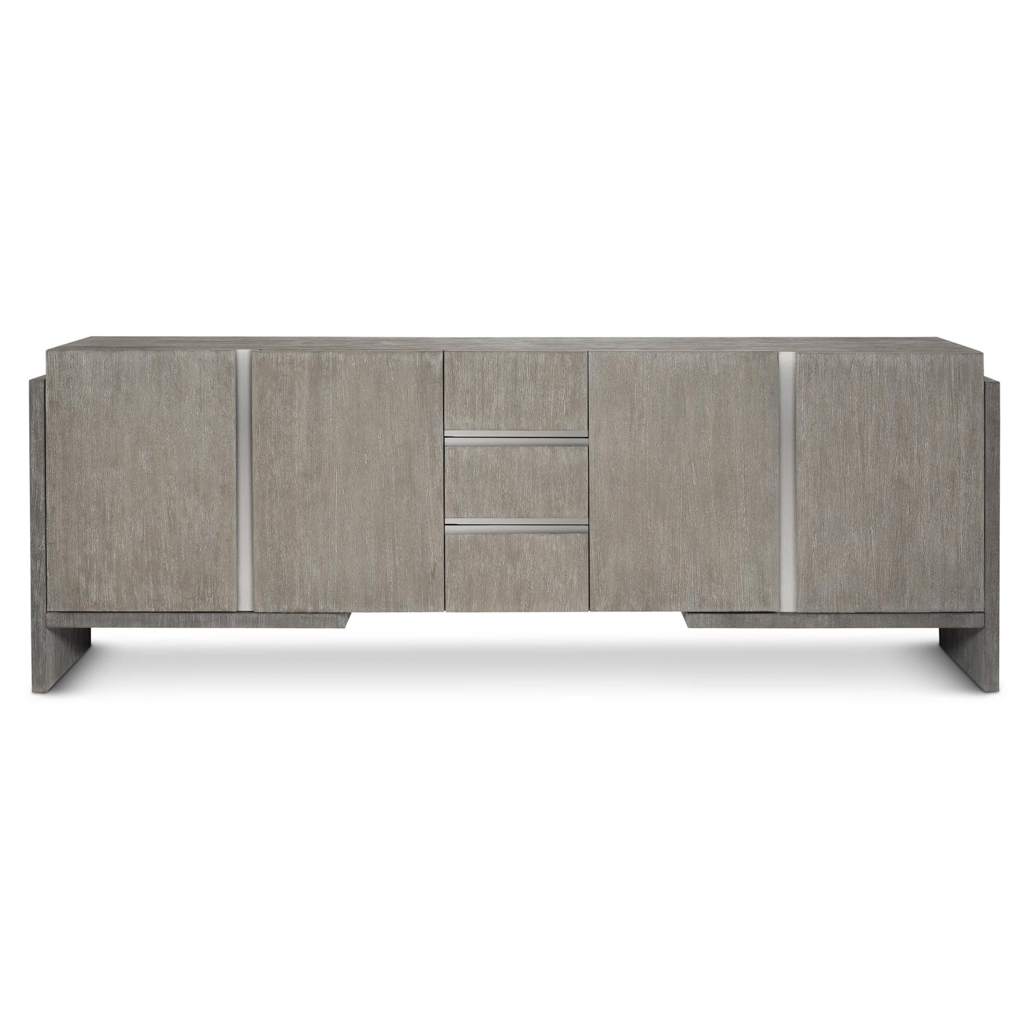 Foundations Dark Shale/Light Shale Entertainment Credenza - Ornate Home