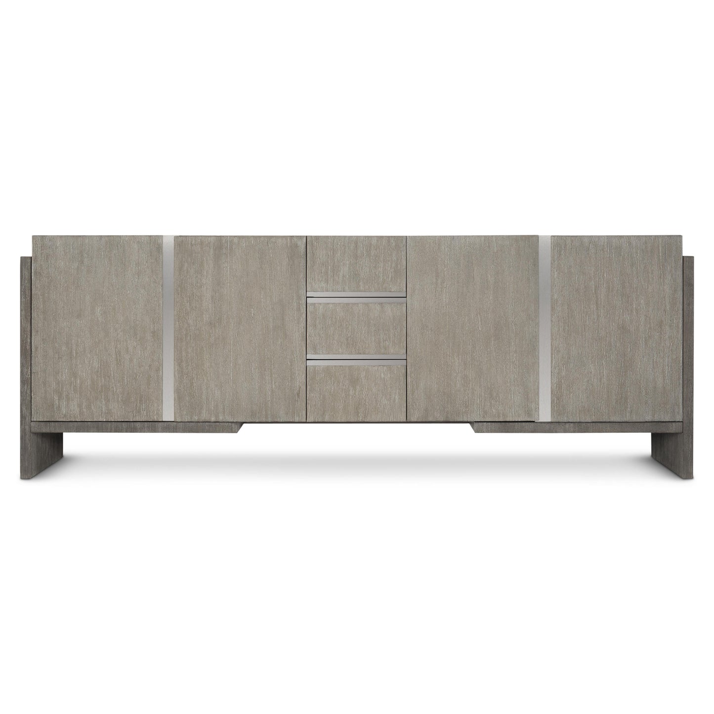 Foundations Dark Shale/Light Shale Entertainment Credenza - Ornate Home