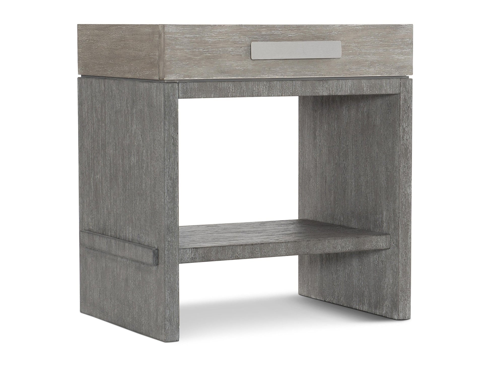 Foundations Dark Shale/Light Shale Nightstand With 1 Drawer - Ornate Home
