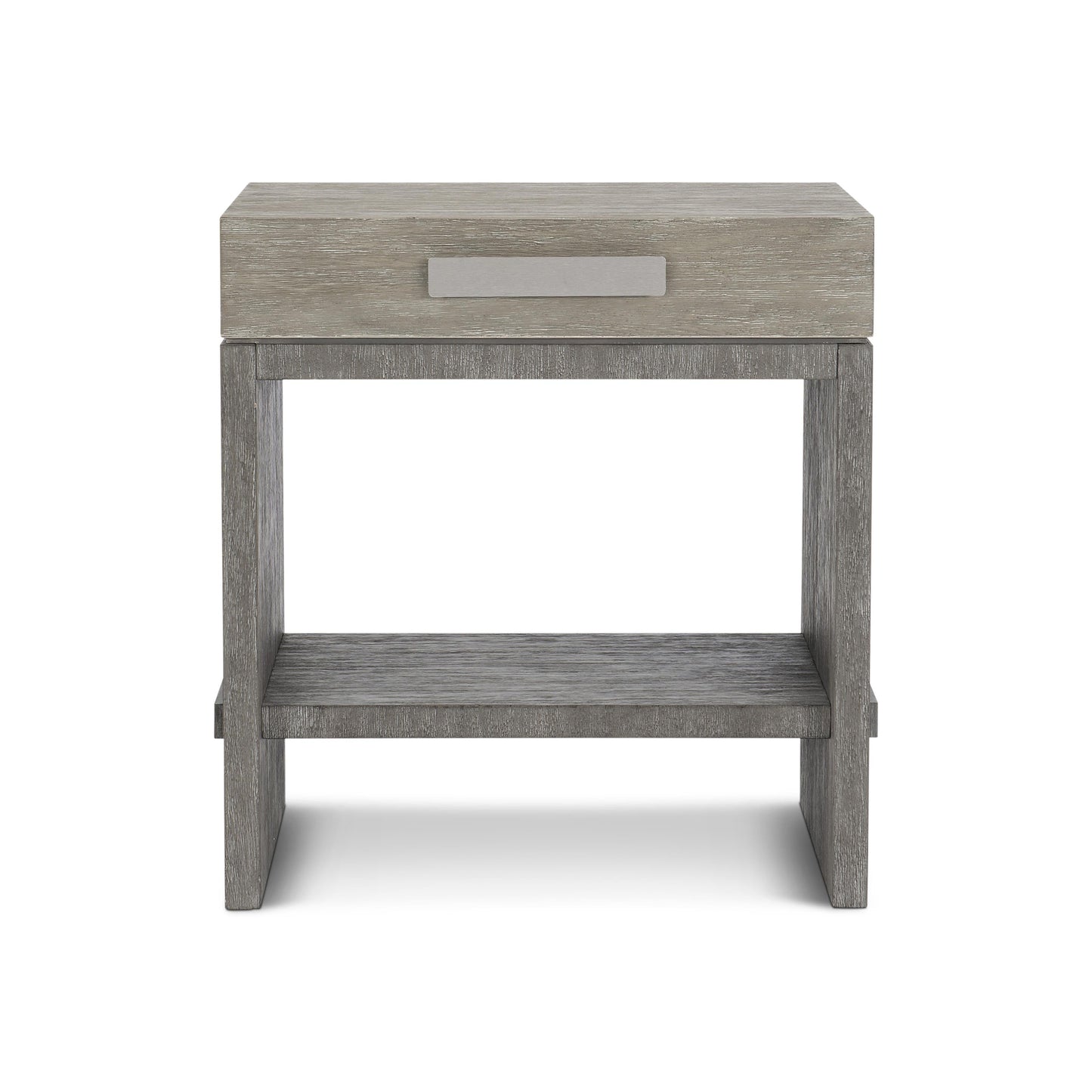 Foundations Dark Shale/Light Shale Nightstand With 1 Drawer - Ornate Home