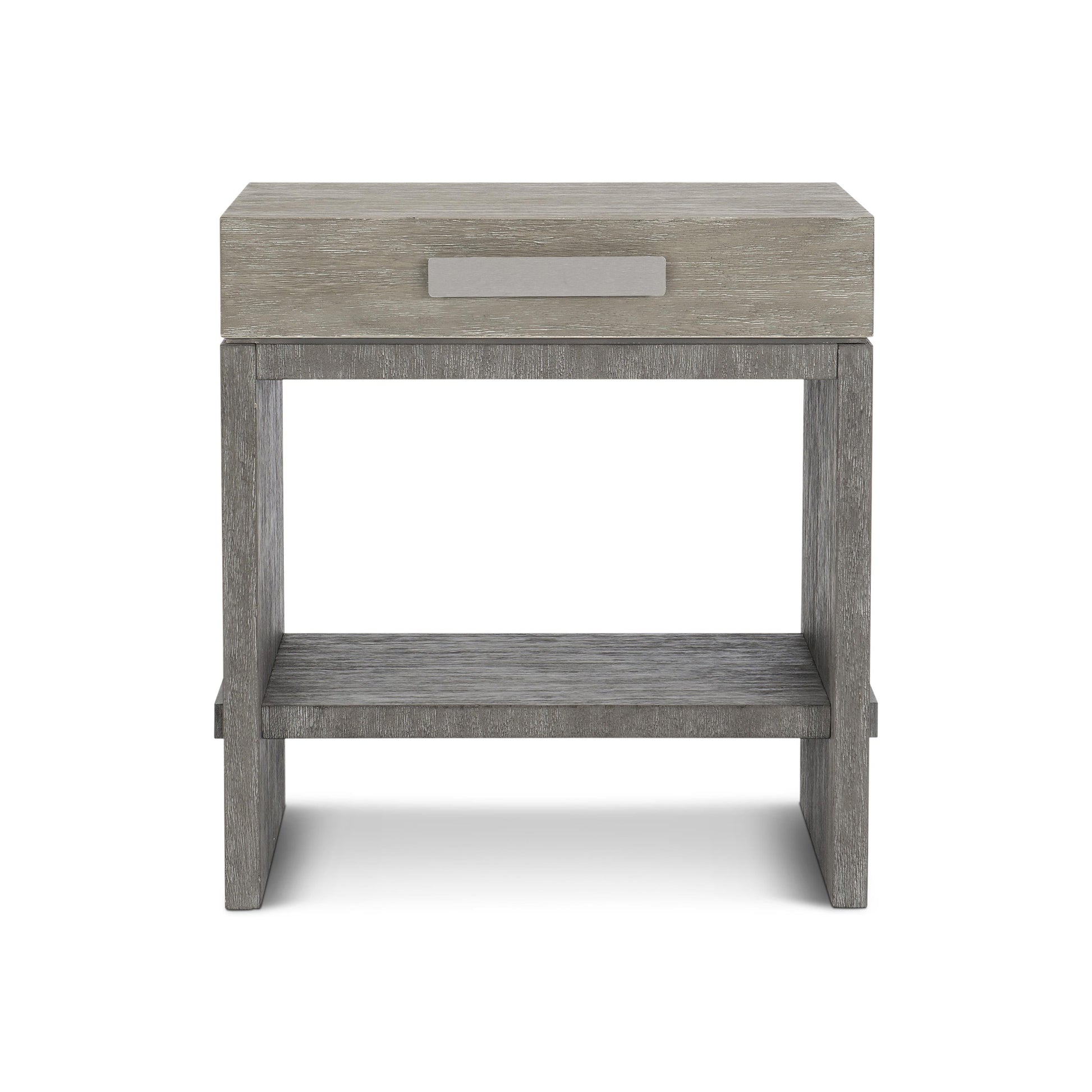 Foundations Dark Shale/Light Shale Nightstand With 1 Drawer - Ornate Home