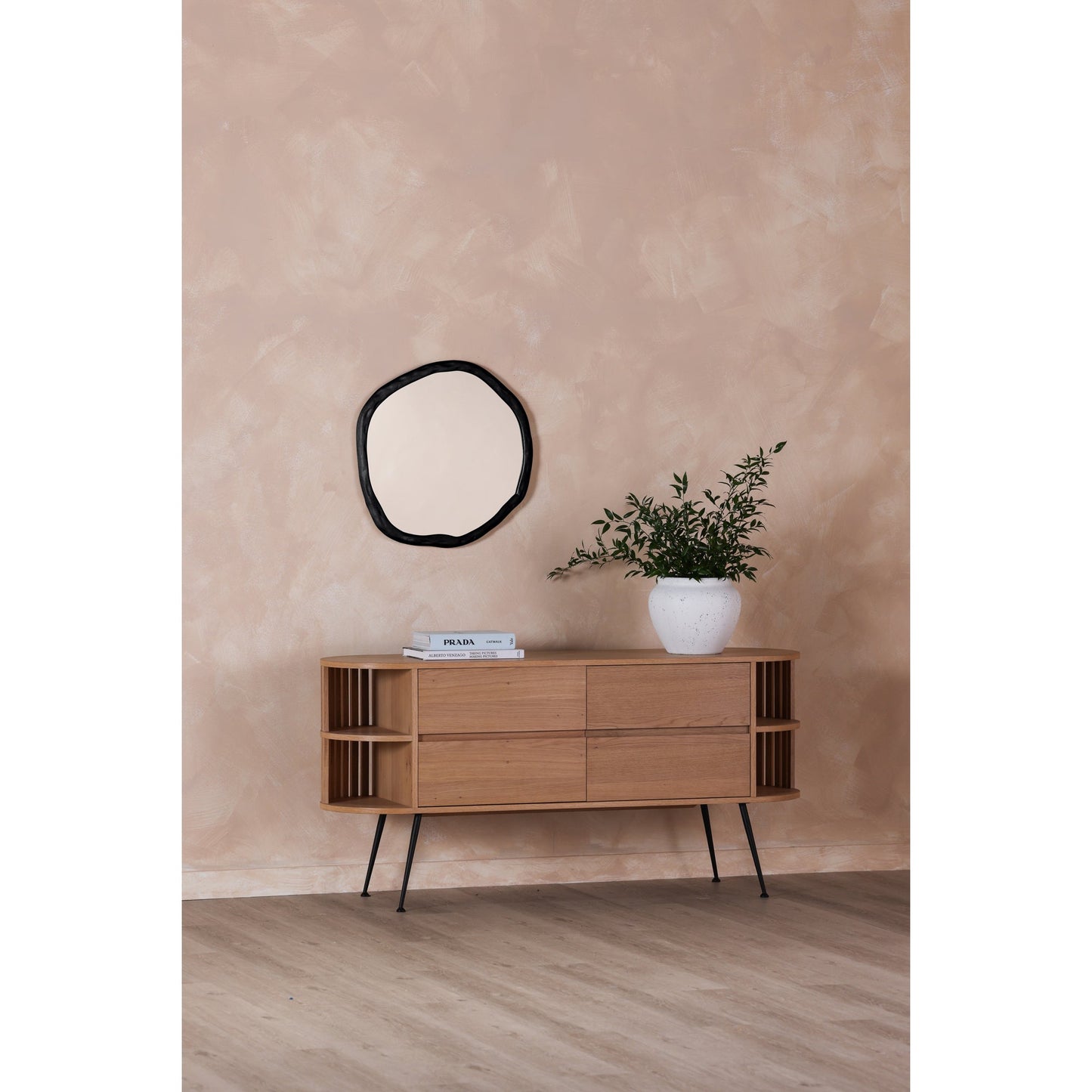 Foundry Black Small Mirror - Ornate Home