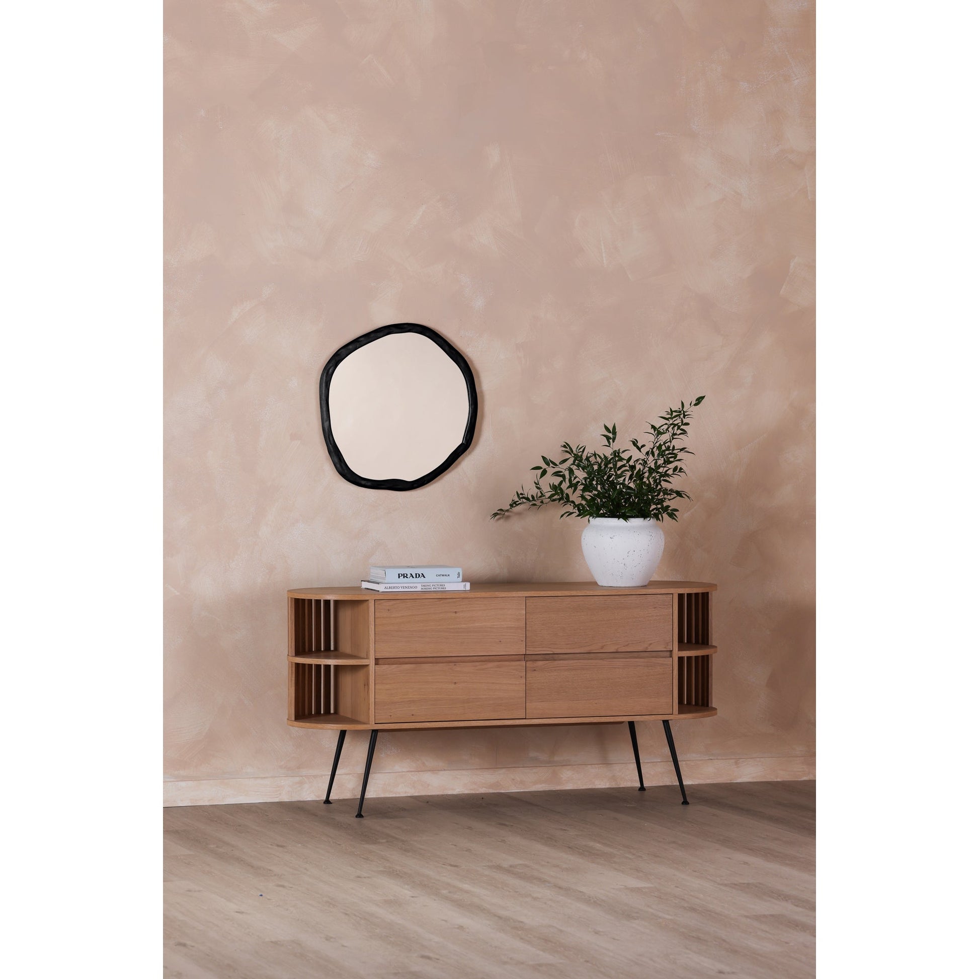 Foundry Black Small Mirror - Ornate Home