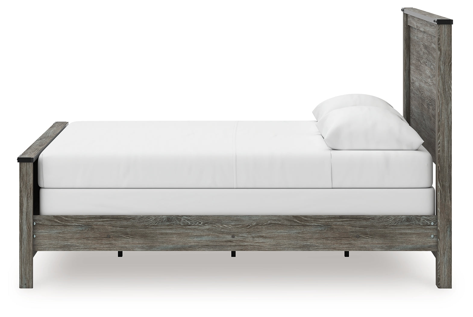 Frandern Black/Gray Queen Panel Bed- Viva Furn
