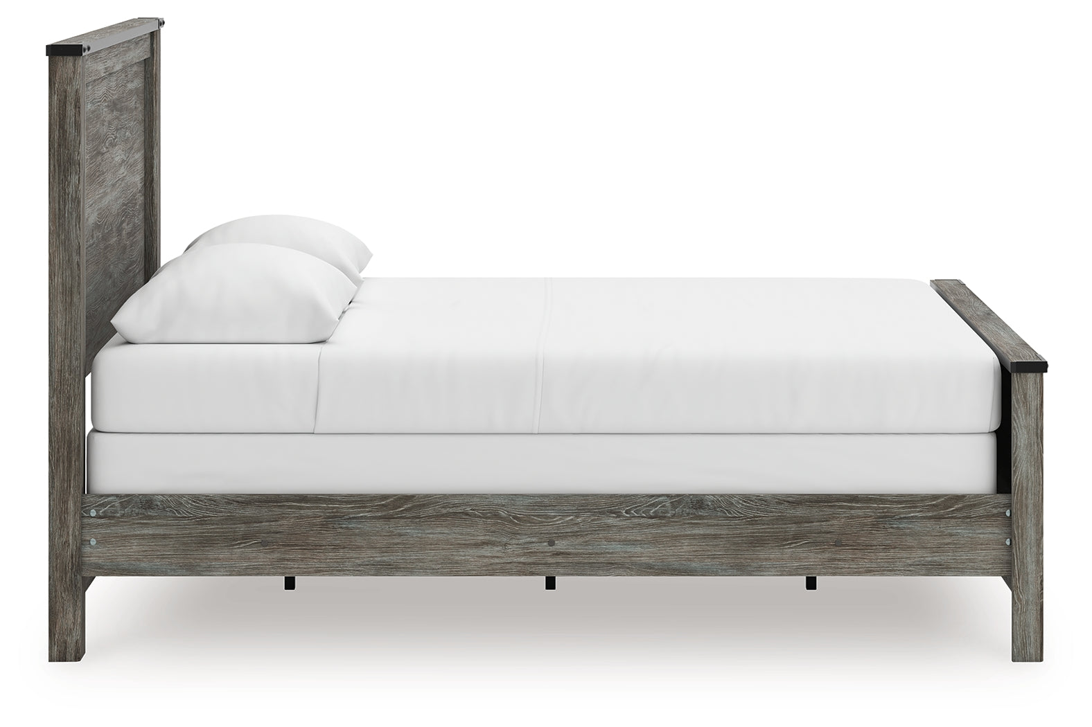 Frandern Black/Gray Queen Panel Bed- Viva Furn