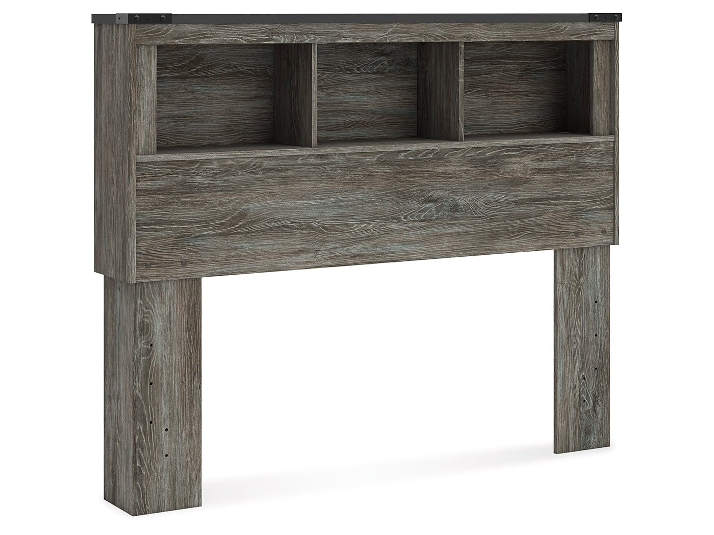 Frandern Gray Full Bookcase Headboard- Viva Furn