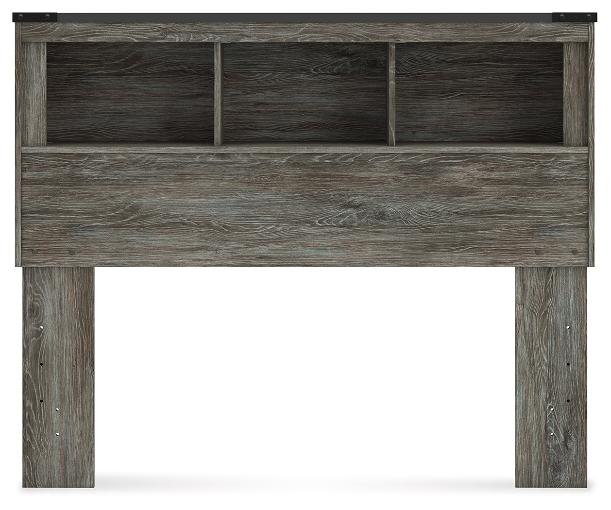 Frandern Gray Full Bookcase Headboard- Viva Furn