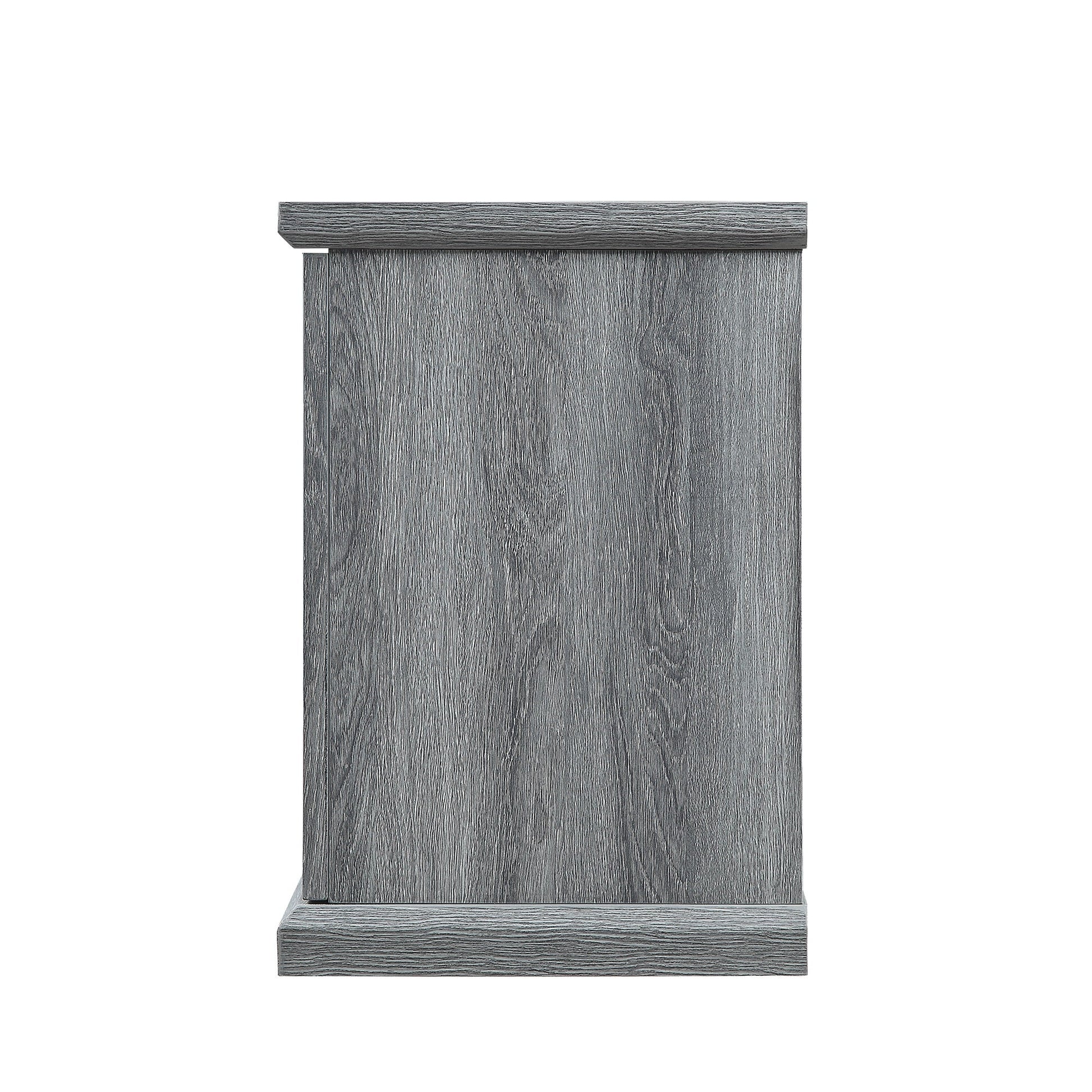 Franklin 60" TV Stand in Grey - Ornate Home