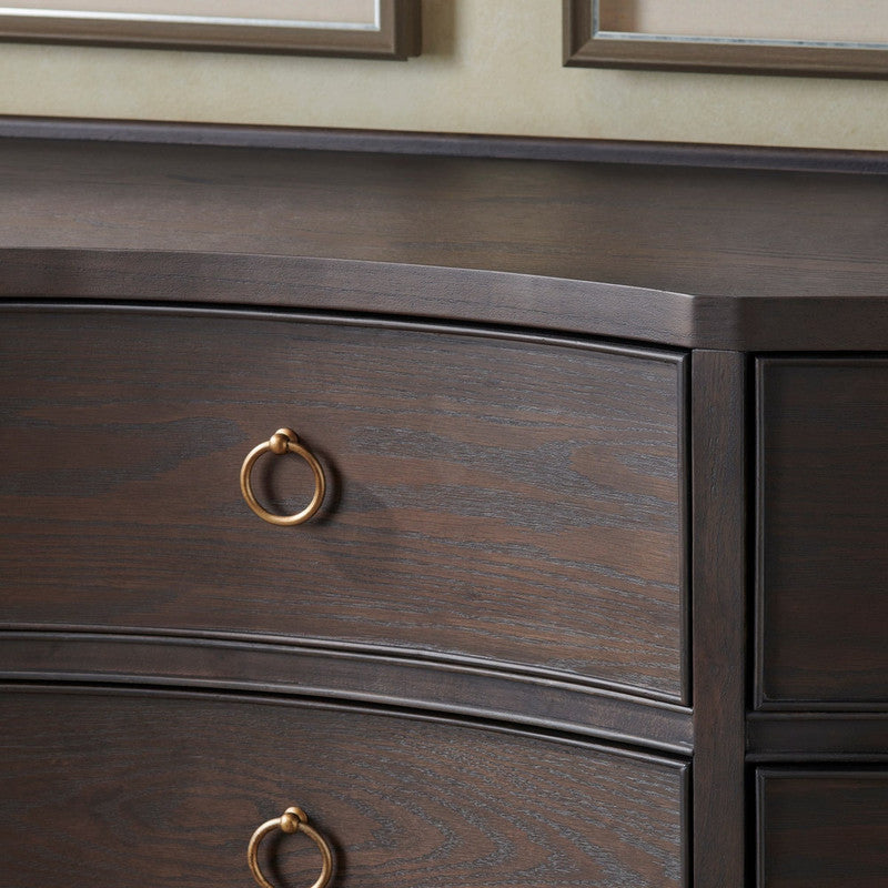 Franklin Brown Nine-Drawer Dresser - Ornate Home