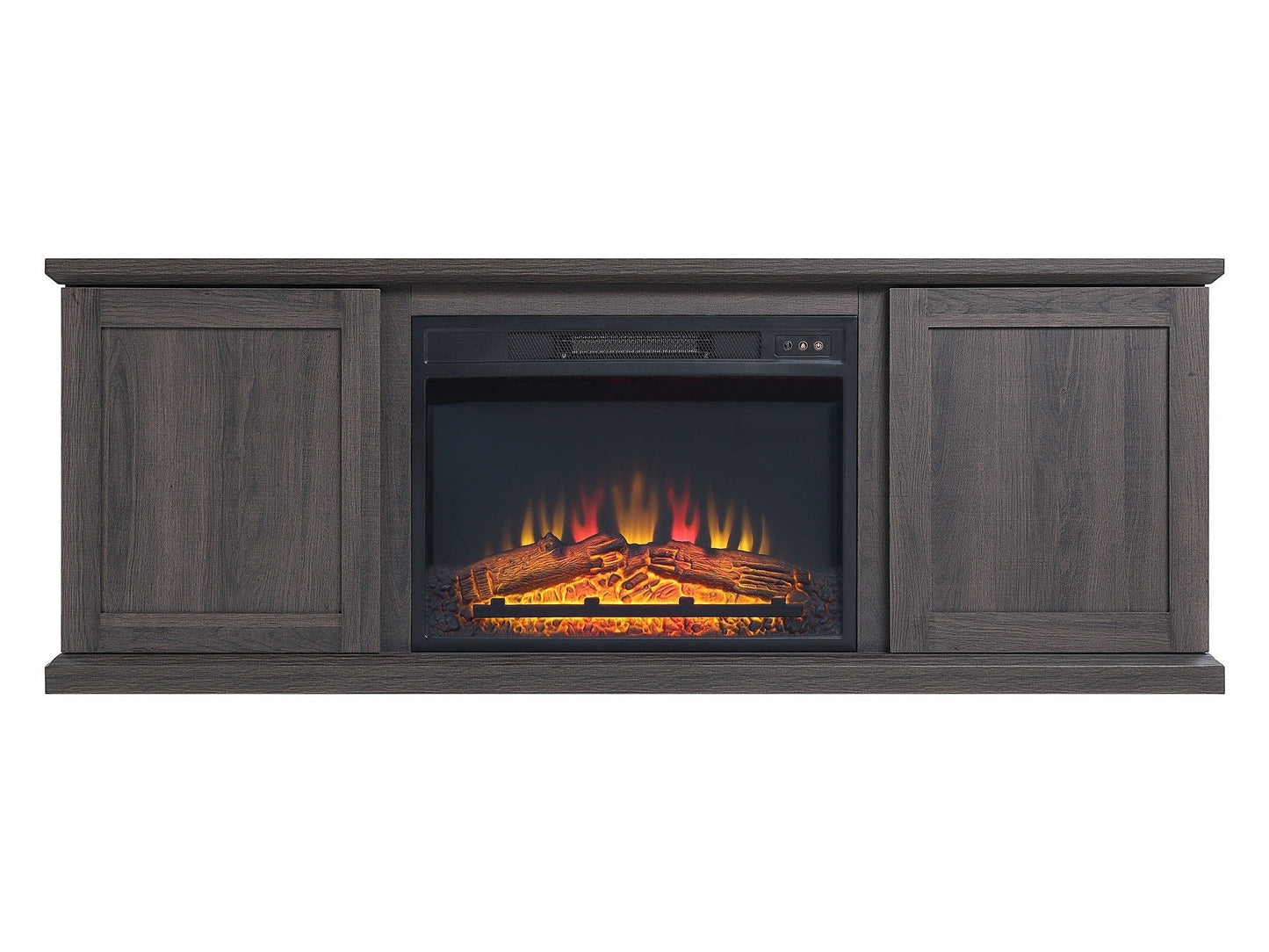 Franklin Fireplace in Heavy Brown - Ornate Home