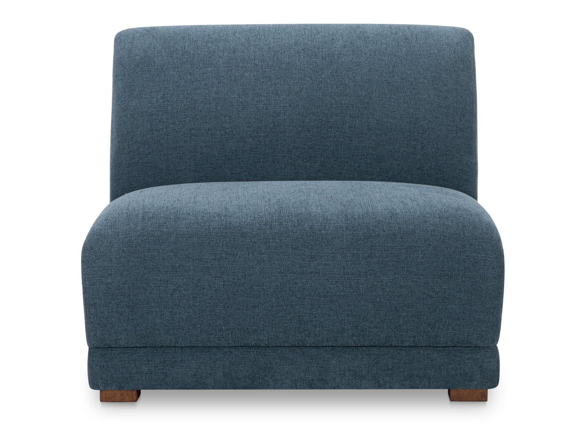Fraser Deep Blue Slipper Chair - Ornate Home