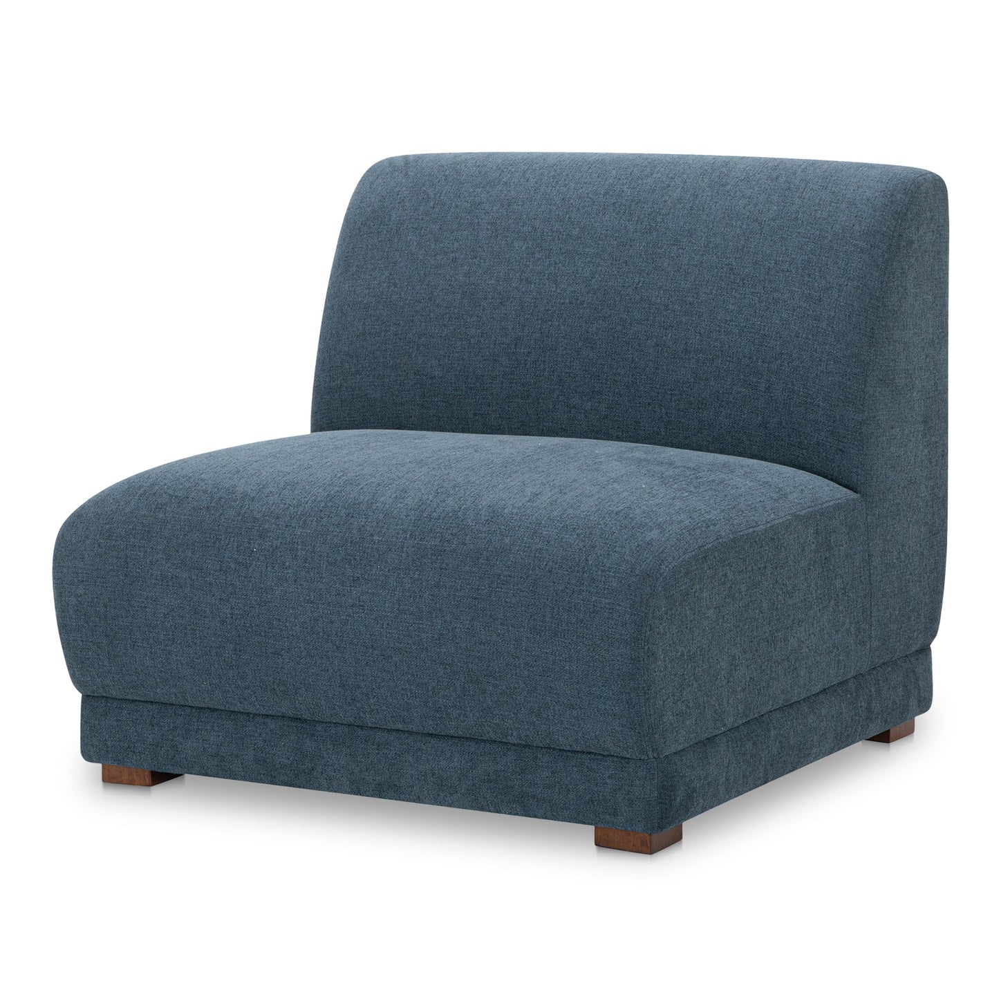 Fraser Deep Blue Slipper Chair - Ornate Home