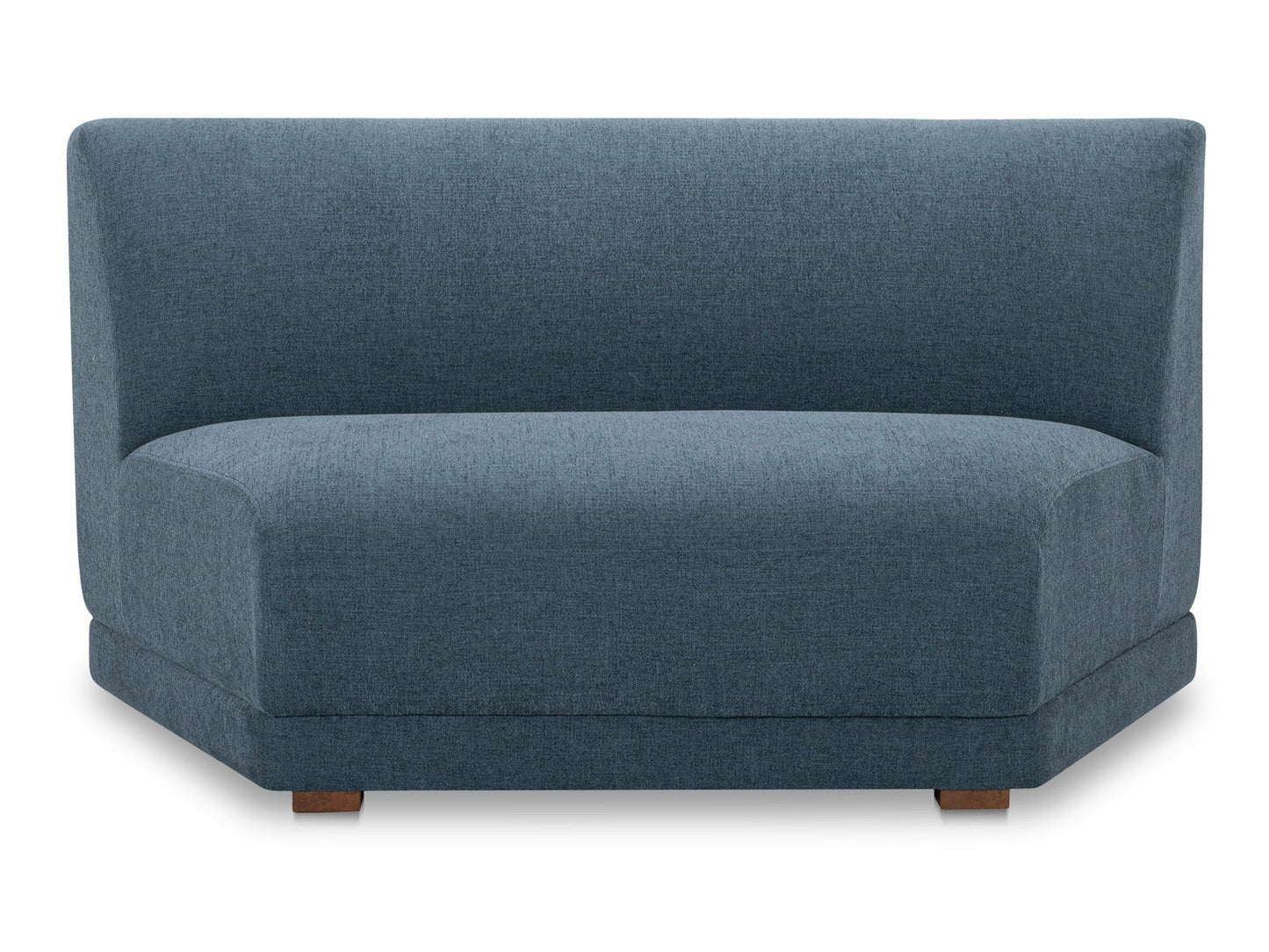 Fraser Deep Blue Wedge Slipper Chair - Ornate Home